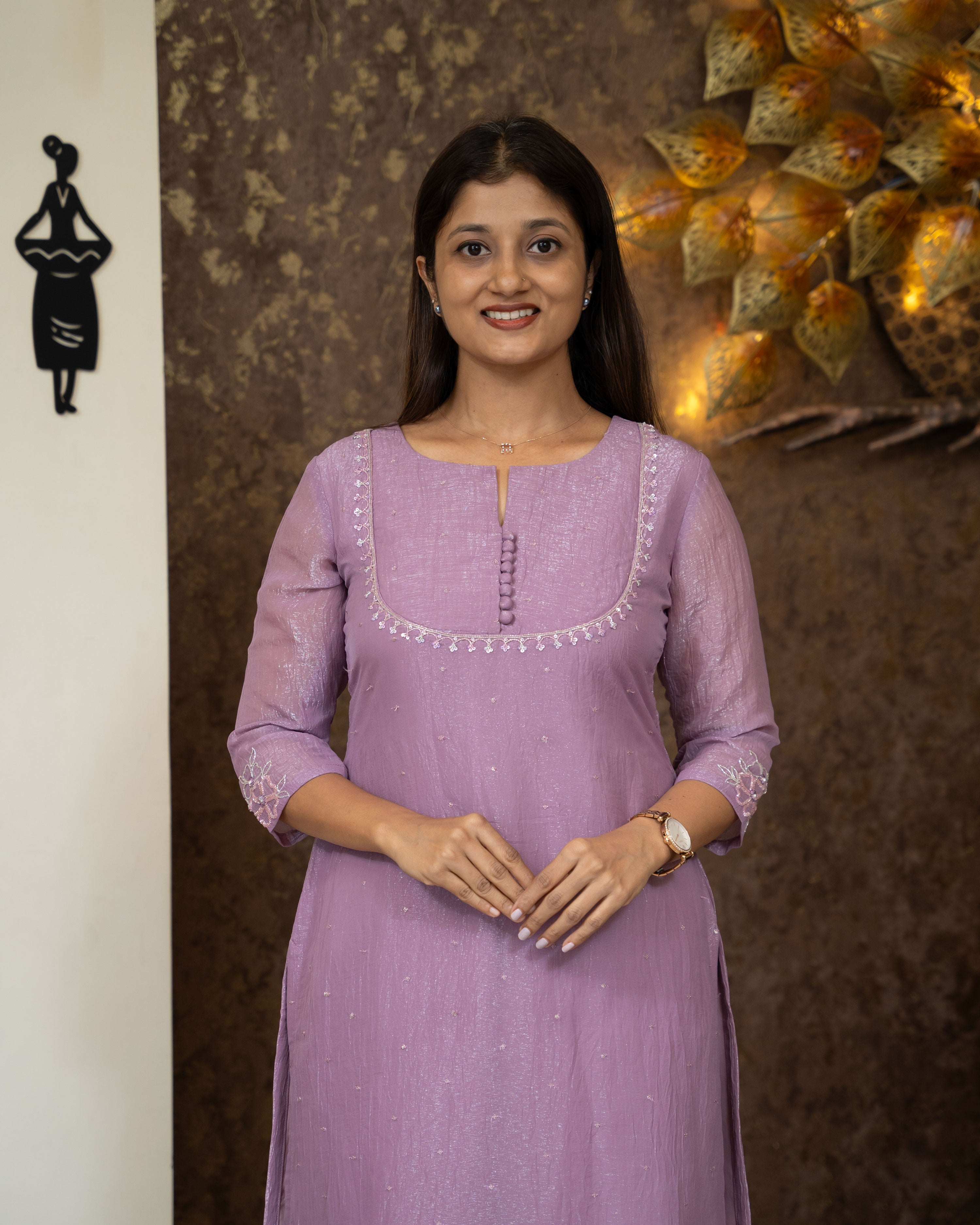 Load image into Gallery viewer, Crushed Tissue Organza Designer Kurti(Pre-Order)-4029
