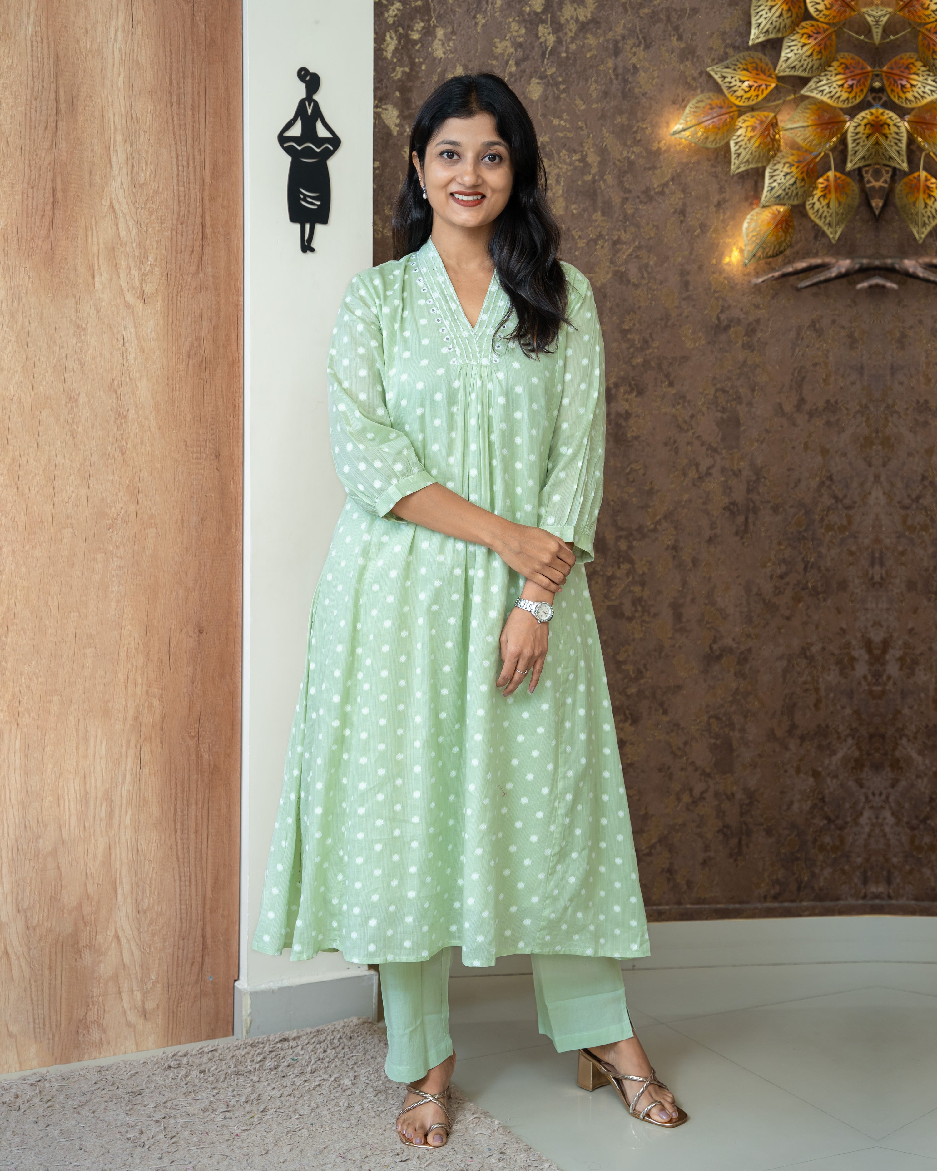 Load image into Gallery viewer, Pure Cotton Co-Ord Set-4066

