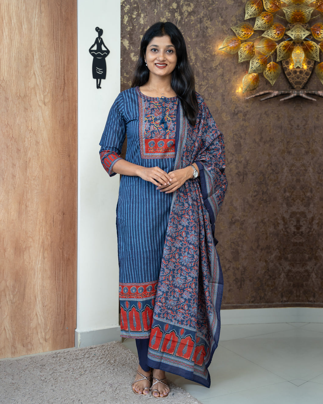 Pure Cotton Suit-4021