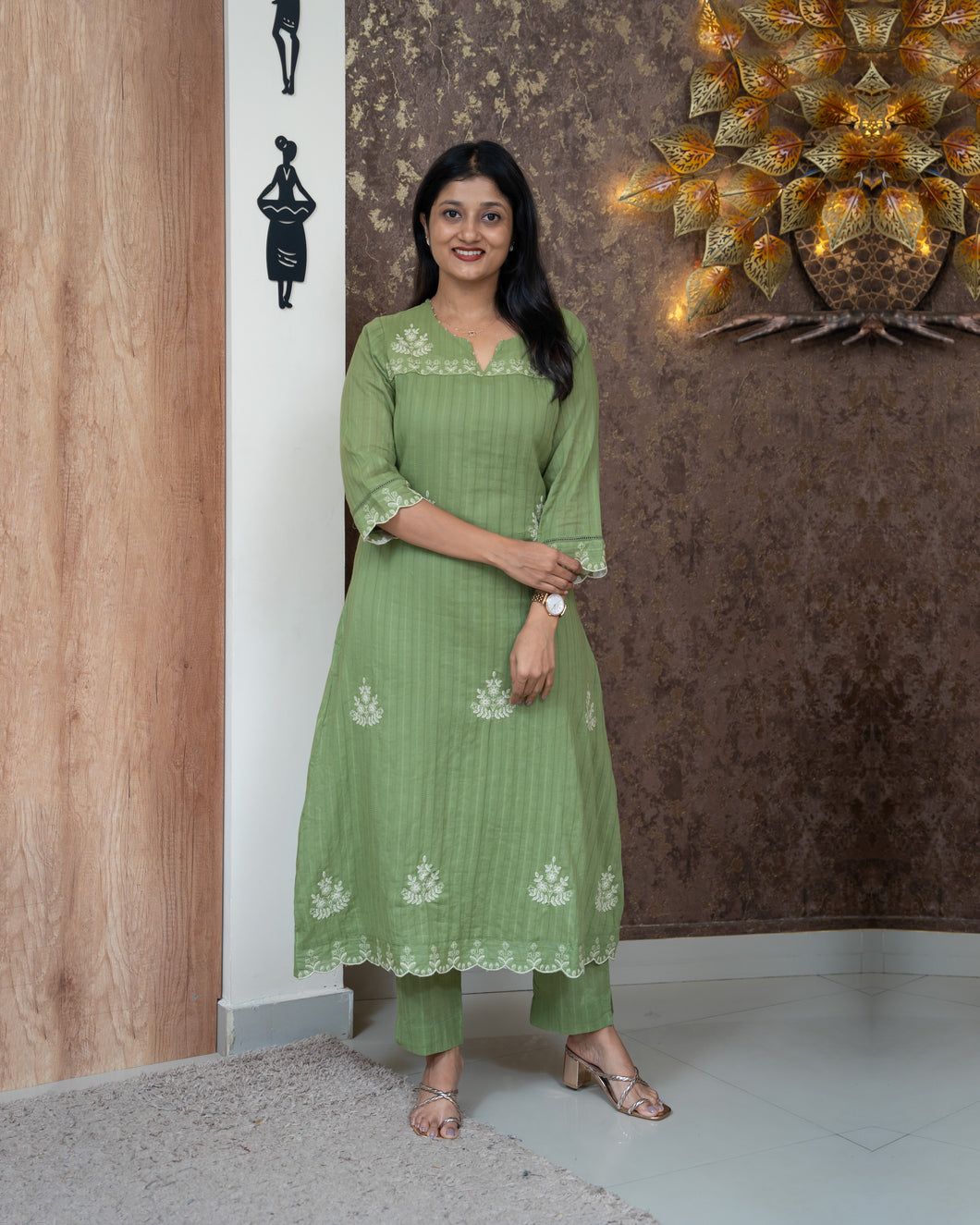 Pure Cotton Co-Ord Set-4127