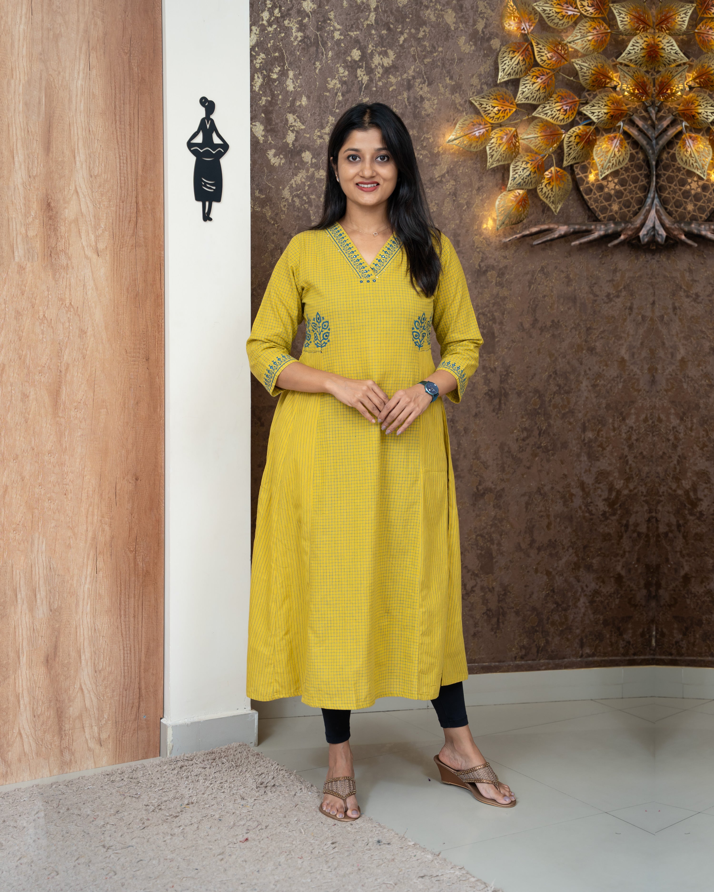 Load image into Gallery viewer, Pure Cotton Kurti-4144
