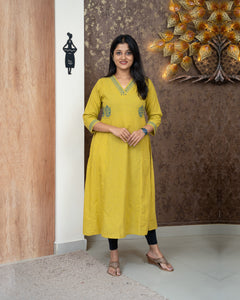 Pure Cotton Kurti-4144