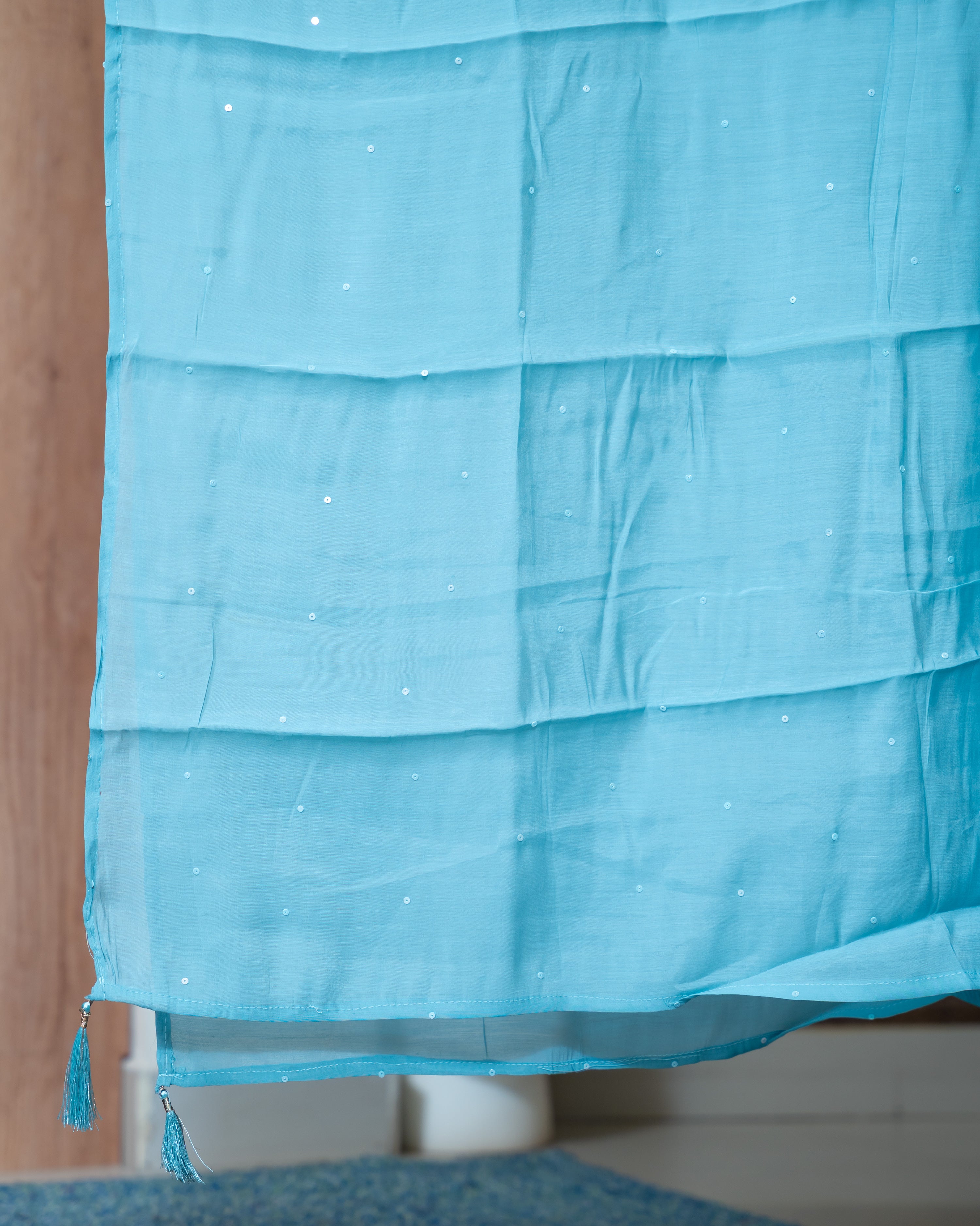 Load image into Gallery viewer, Mul Chanderi Suit-8264
