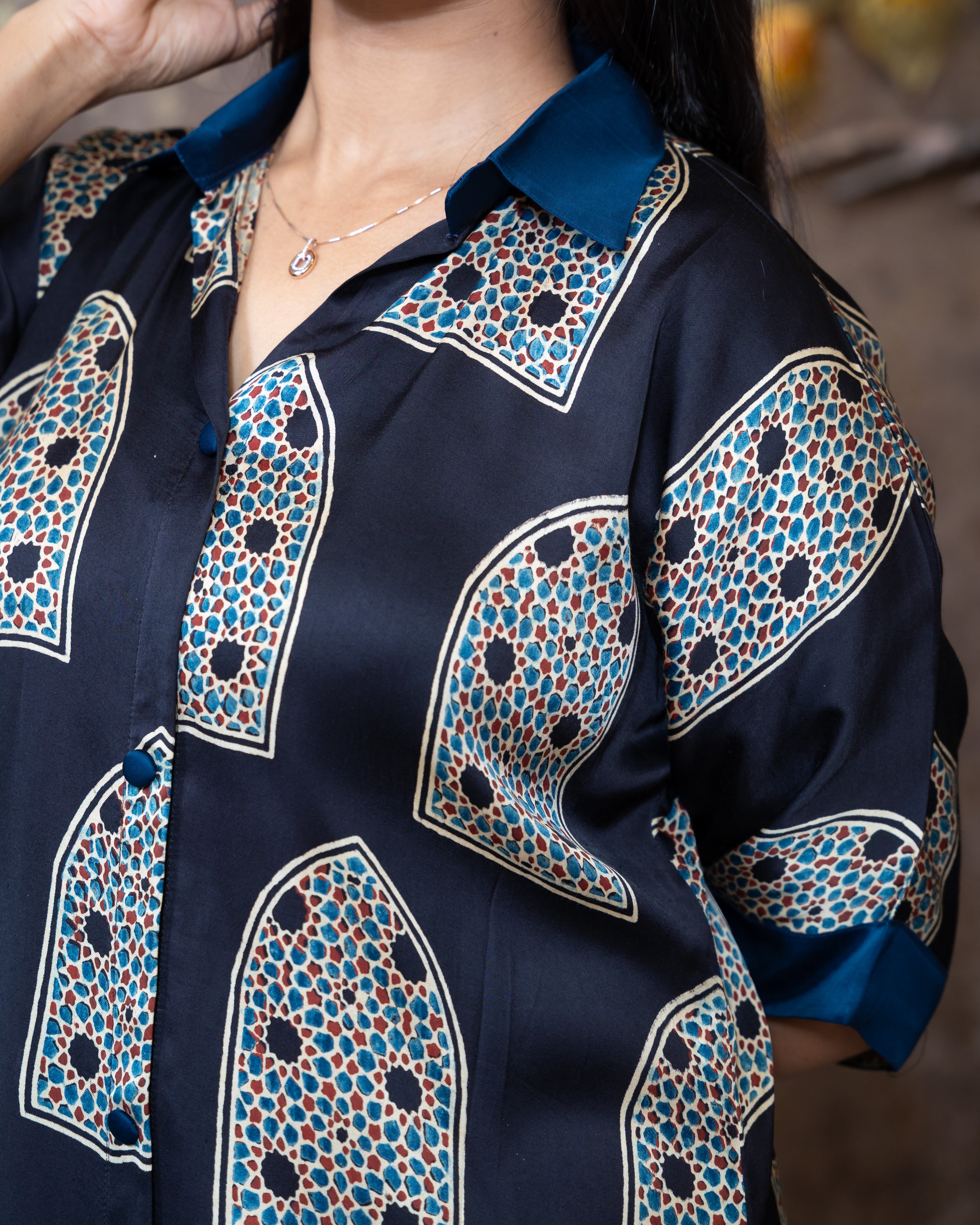 Load image into Gallery viewer, Modal Silk Designer Kurti(Pre-Order)-1078
