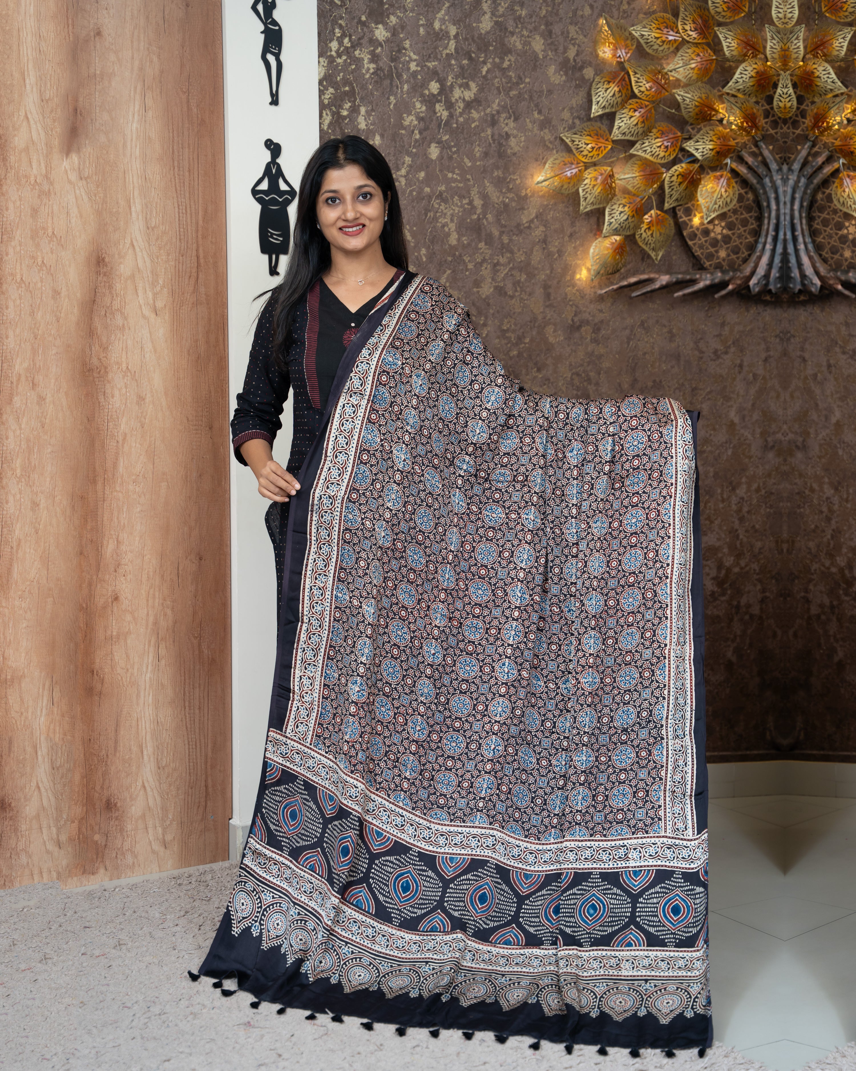 Load image into Gallery viewer, Pure Modal Silk Dupatta-4132
