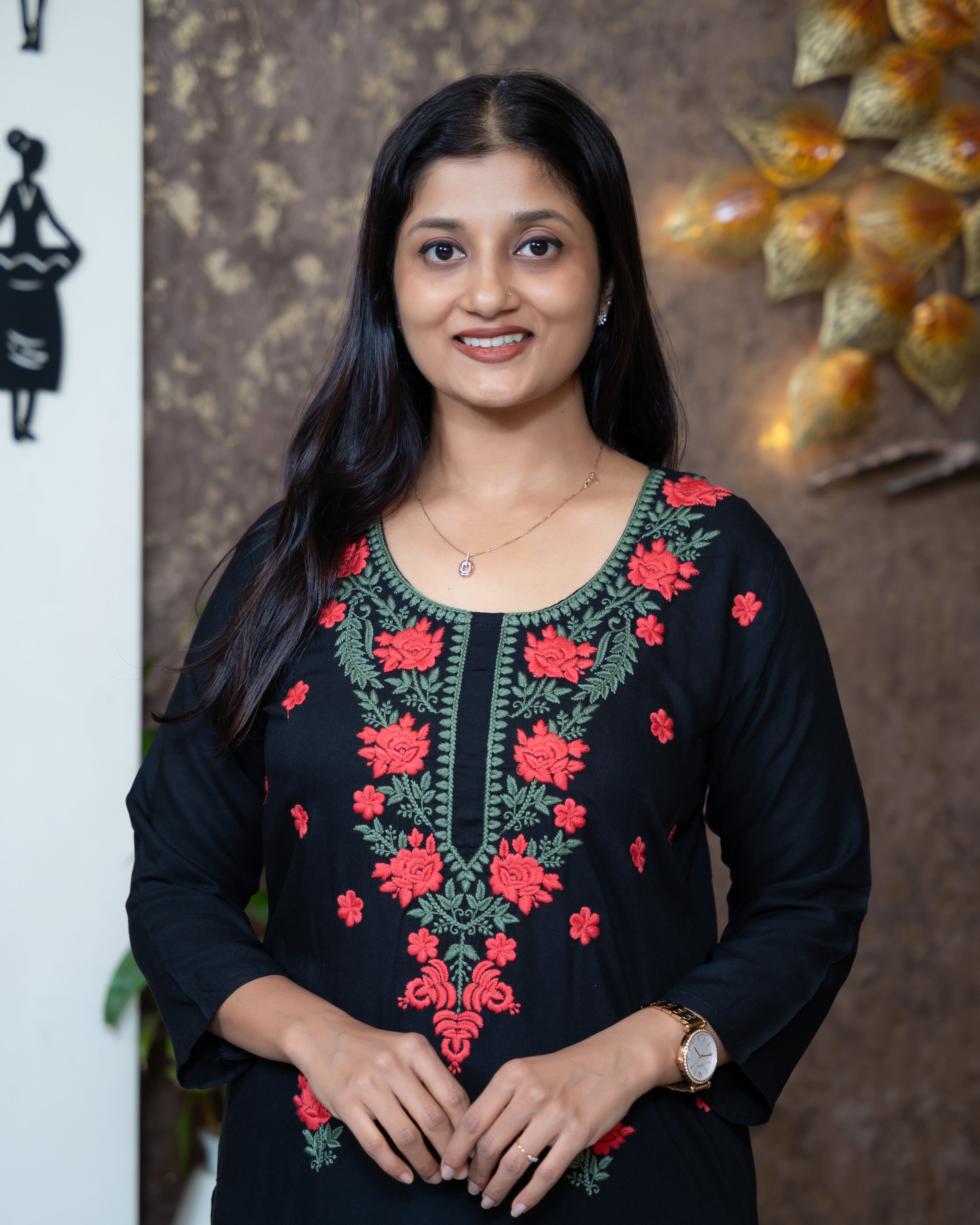 Load image into Gallery viewer, Rayon Cotton Co-Ord Set-8314
