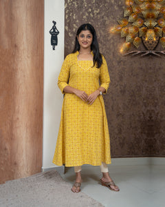 Cotton Designer Kurti(Pre-Order)-4180