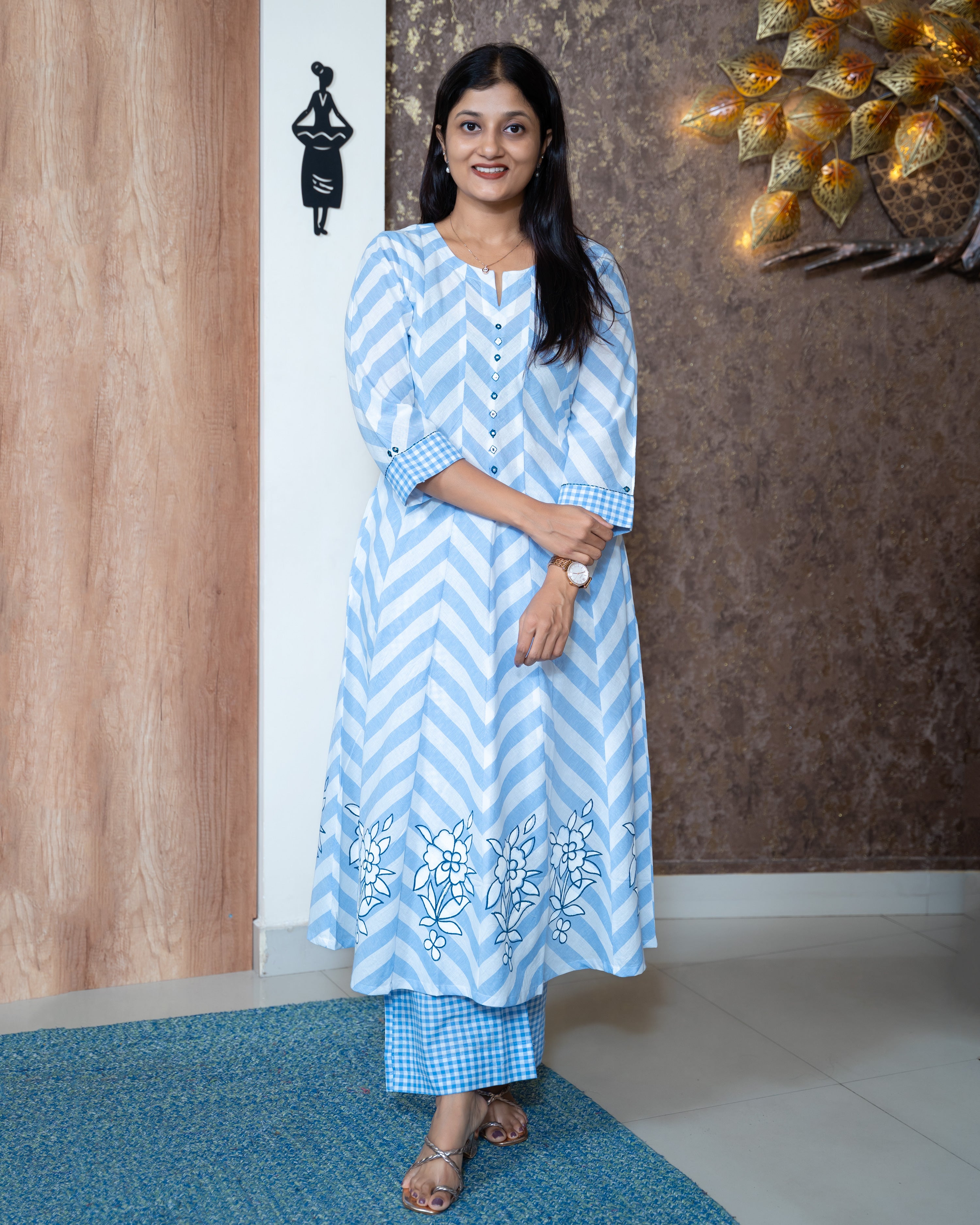 Load image into Gallery viewer, Cotton Co-Ord Set-8657
