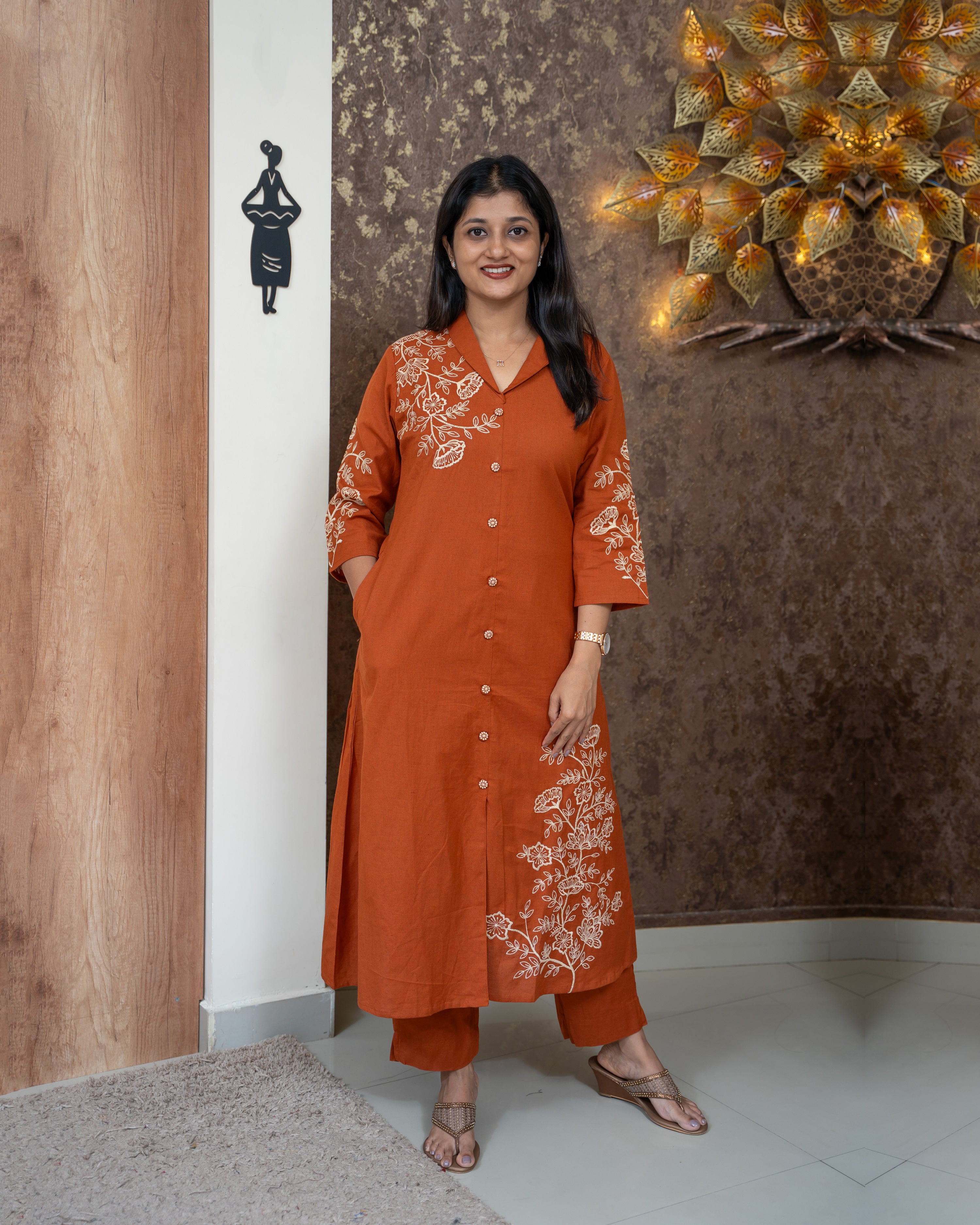 Load image into Gallery viewer, Cotton Co-Ord Set-4062
