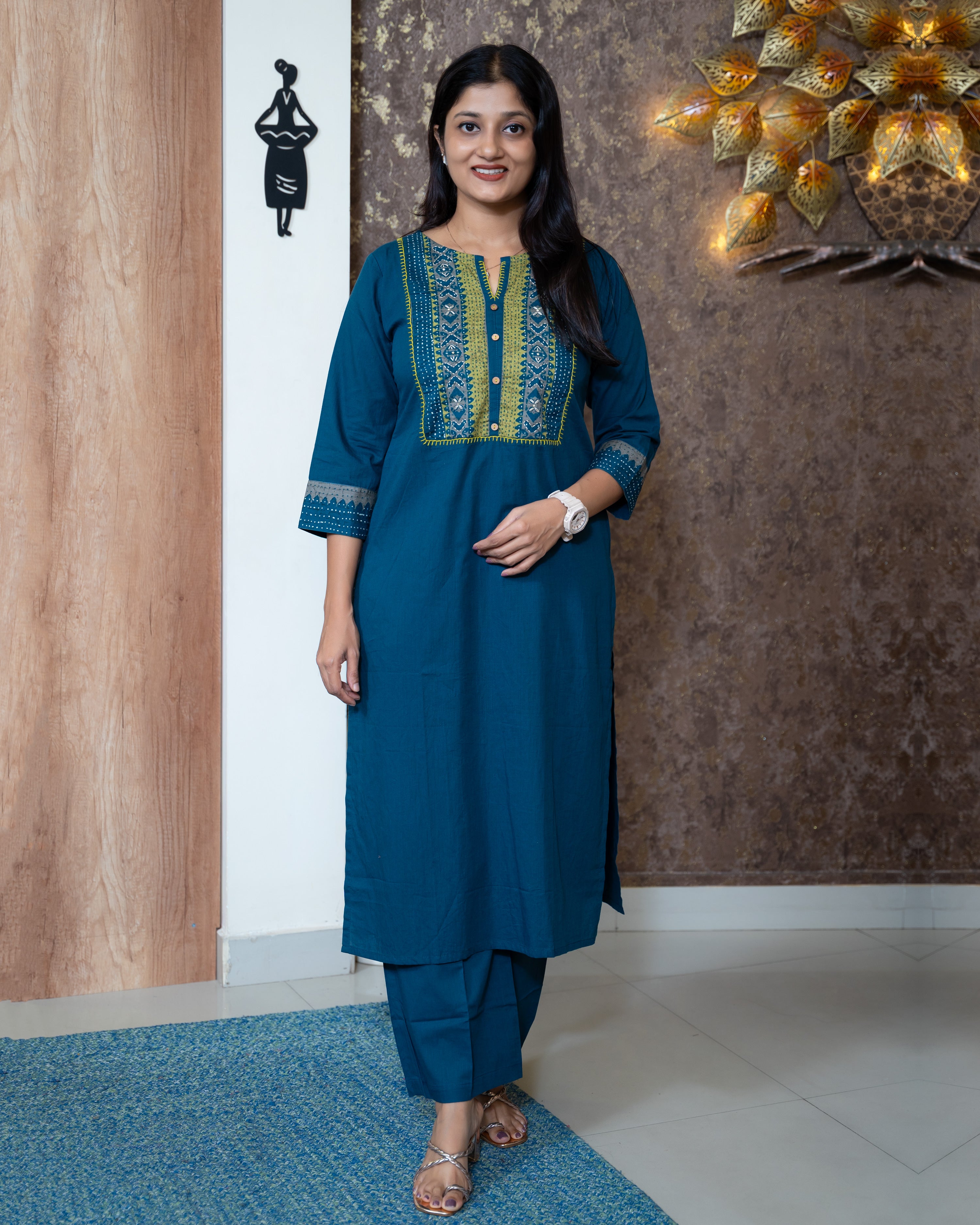 Load image into Gallery viewer, Cotton Co-Ord Set-8643
