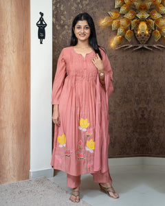 Mul Chanderi Suit-4192