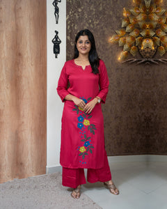 Modal Silk Co-Ord Set-4190