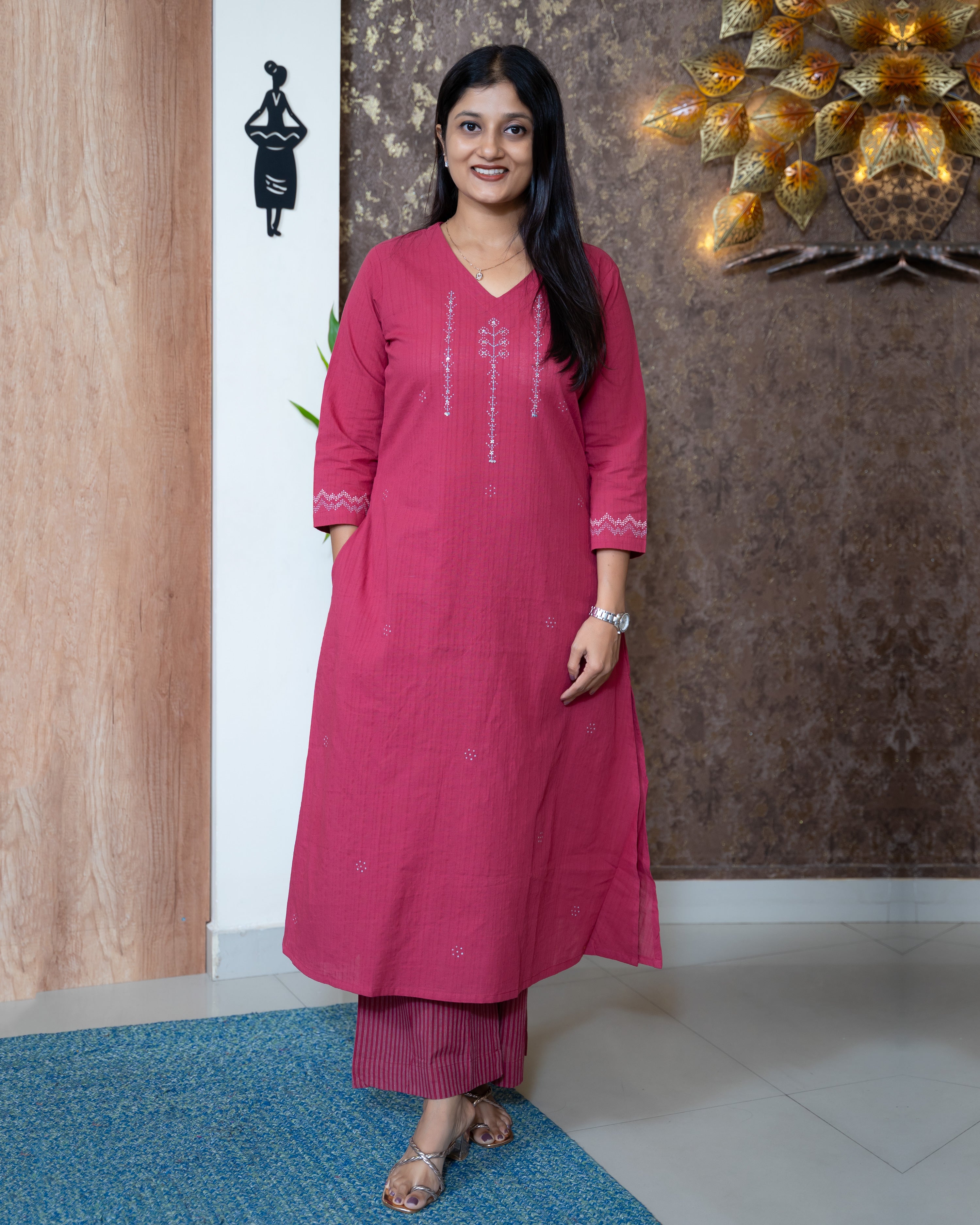 Load image into Gallery viewer, Cotton Kurti-8726
