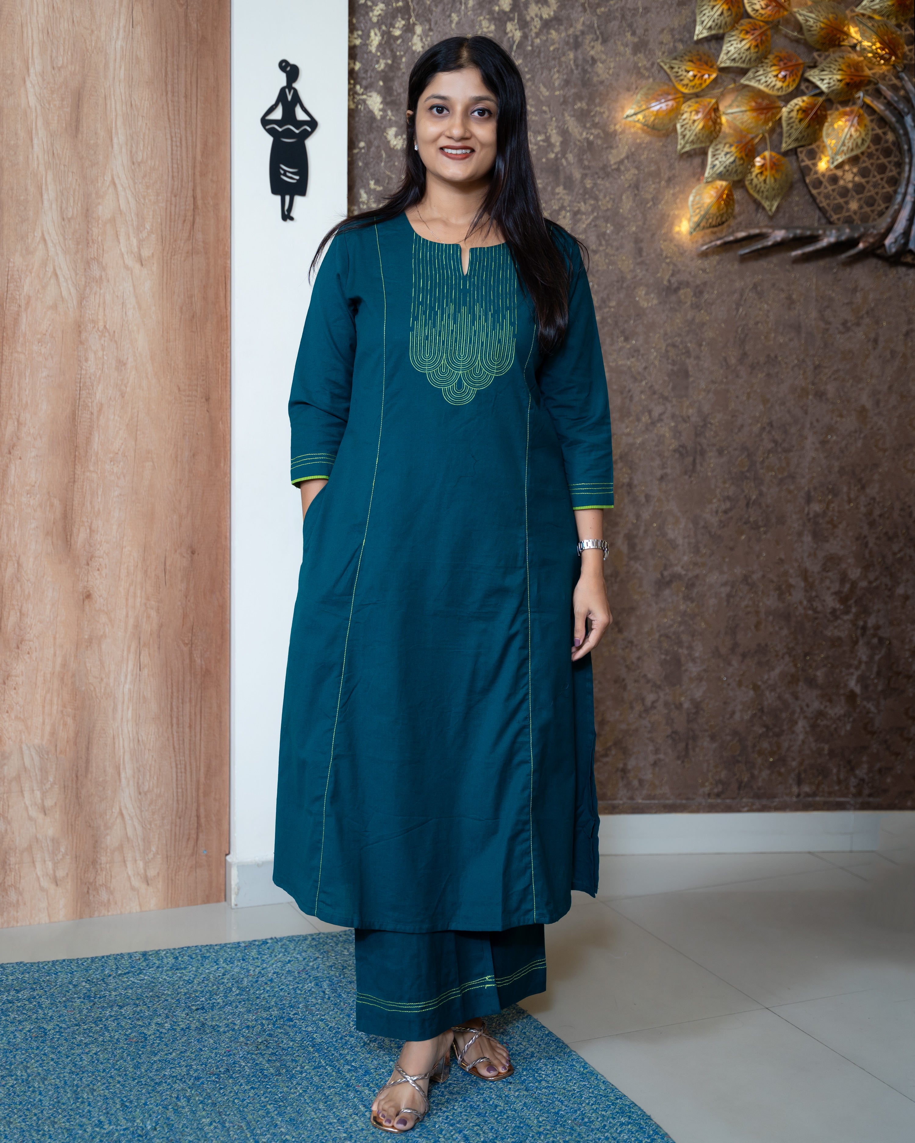 Load image into Gallery viewer, Cotton Co-Ord Set-8729
