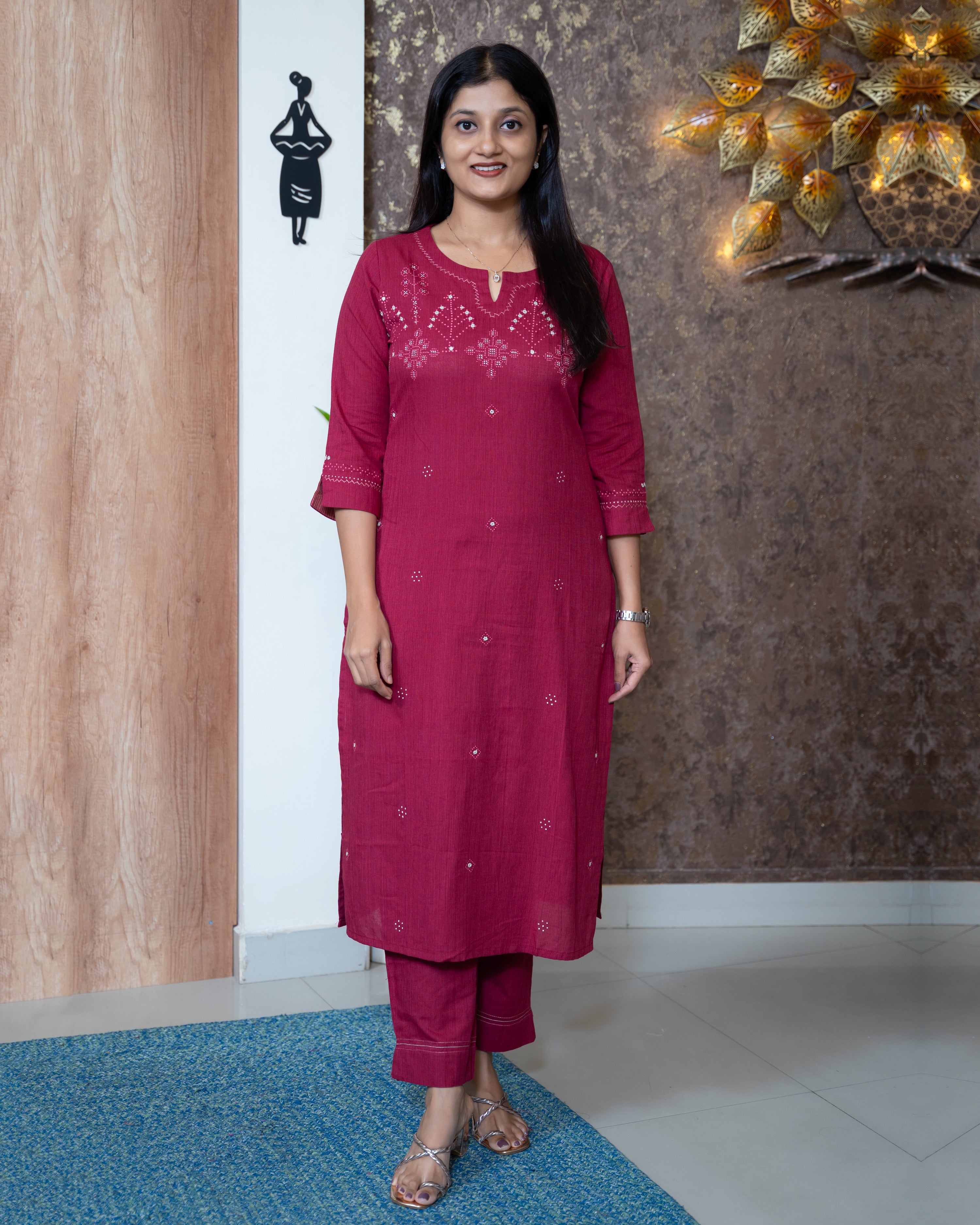 Load image into Gallery viewer, Cotton Co-Ord Set-8723
