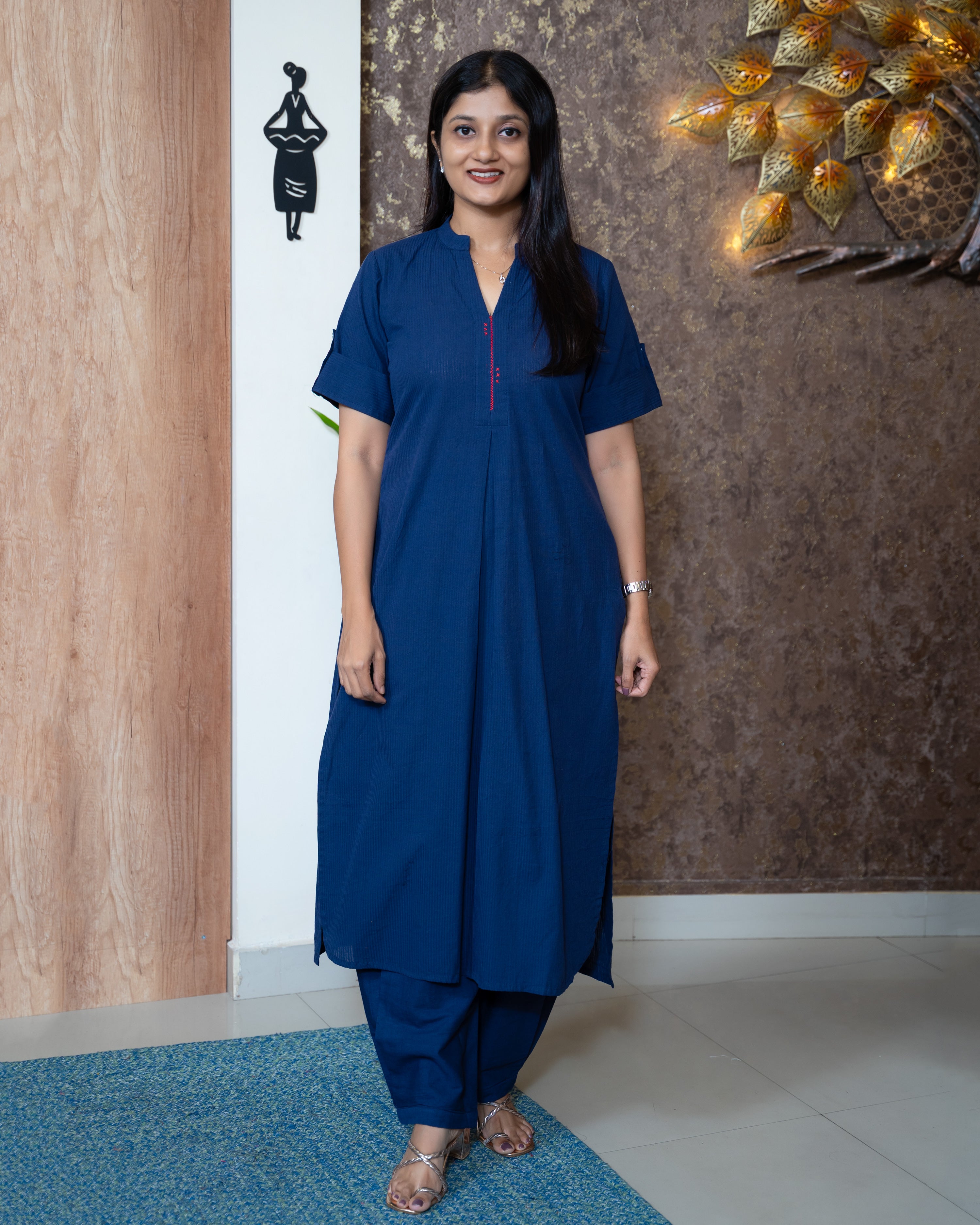 Load image into Gallery viewer, Cotton Co-Ord Set-8725
