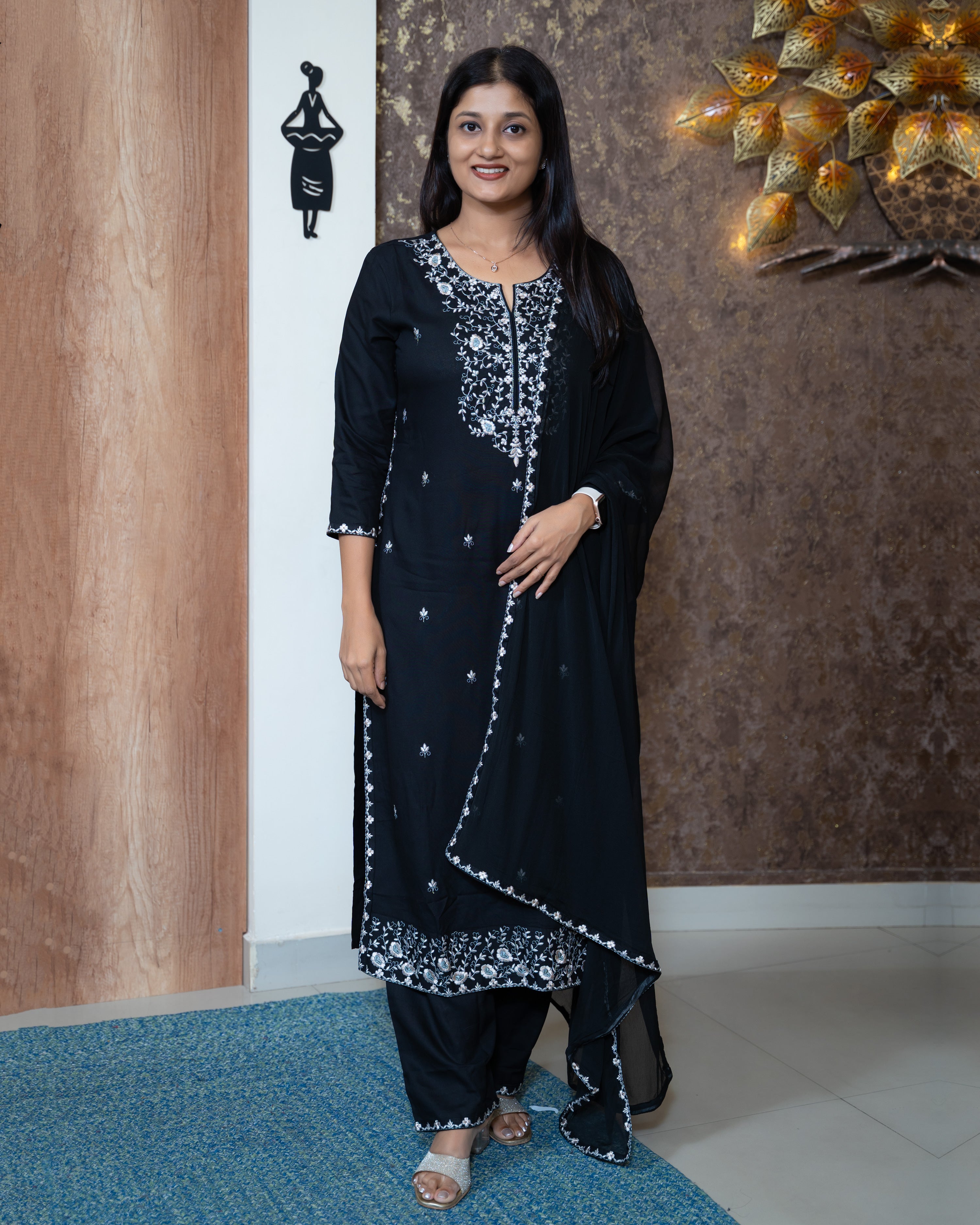 Load image into Gallery viewer, Rayon Cotton Suit-
