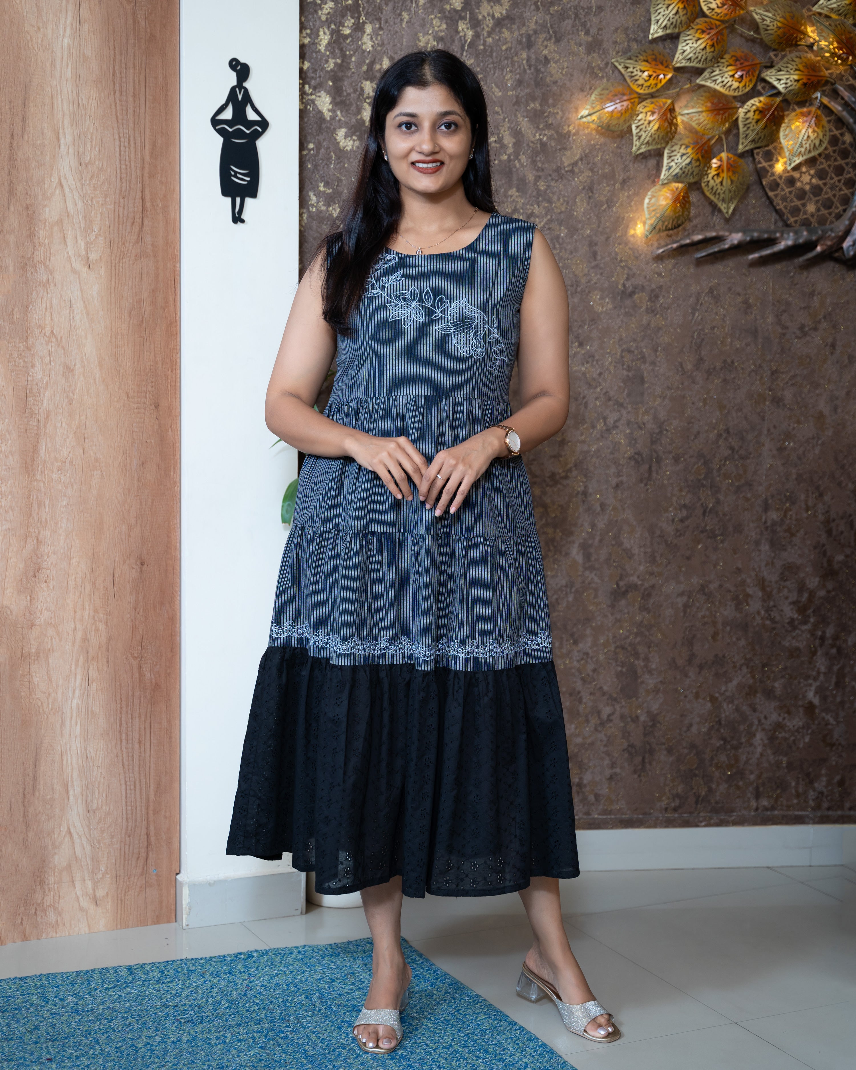 Load image into Gallery viewer, Cotton Frock-8336
