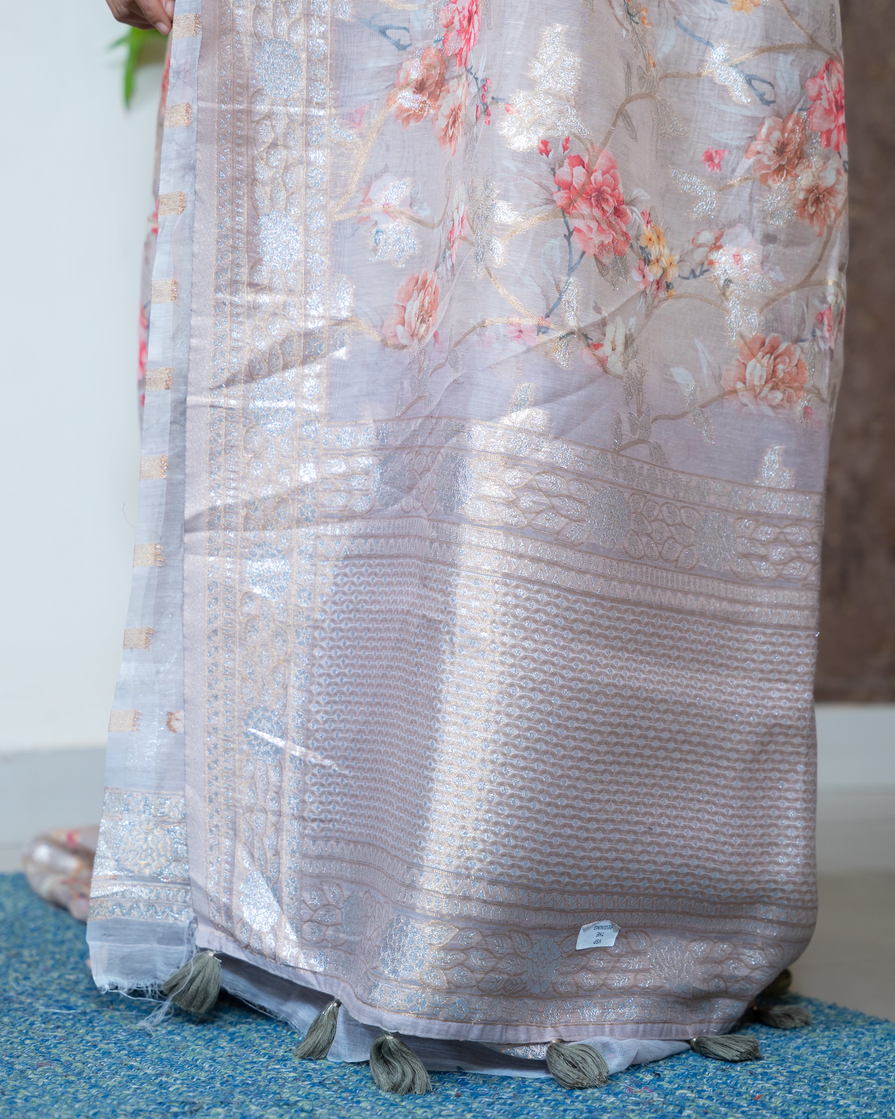 Load image into Gallery viewer, Chanderi Silk Saree-2530
