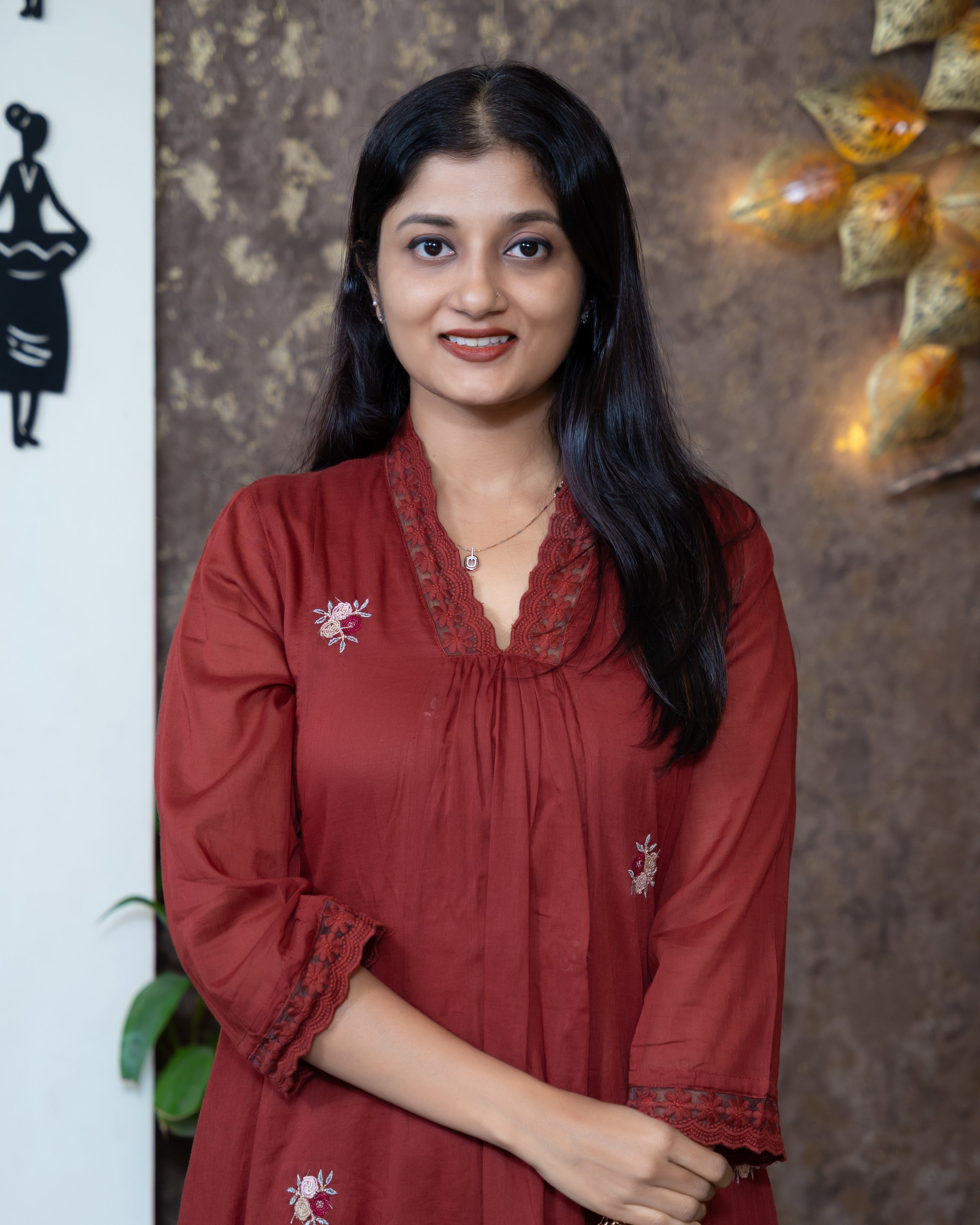 Load image into Gallery viewer, Mul Cotton Co-Ord Set-8345
