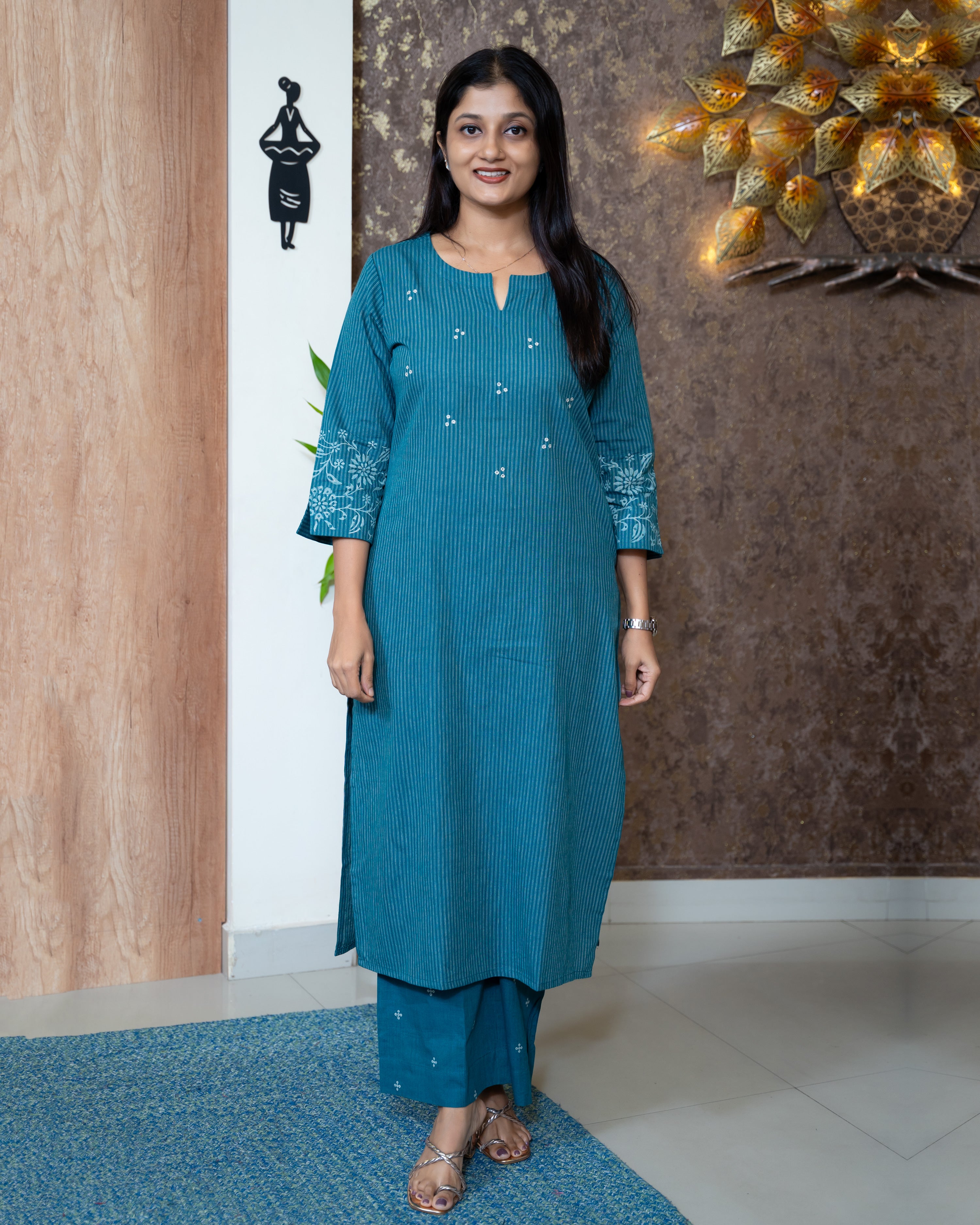 Load image into Gallery viewer, Cotton Co-Ord Set-8755
