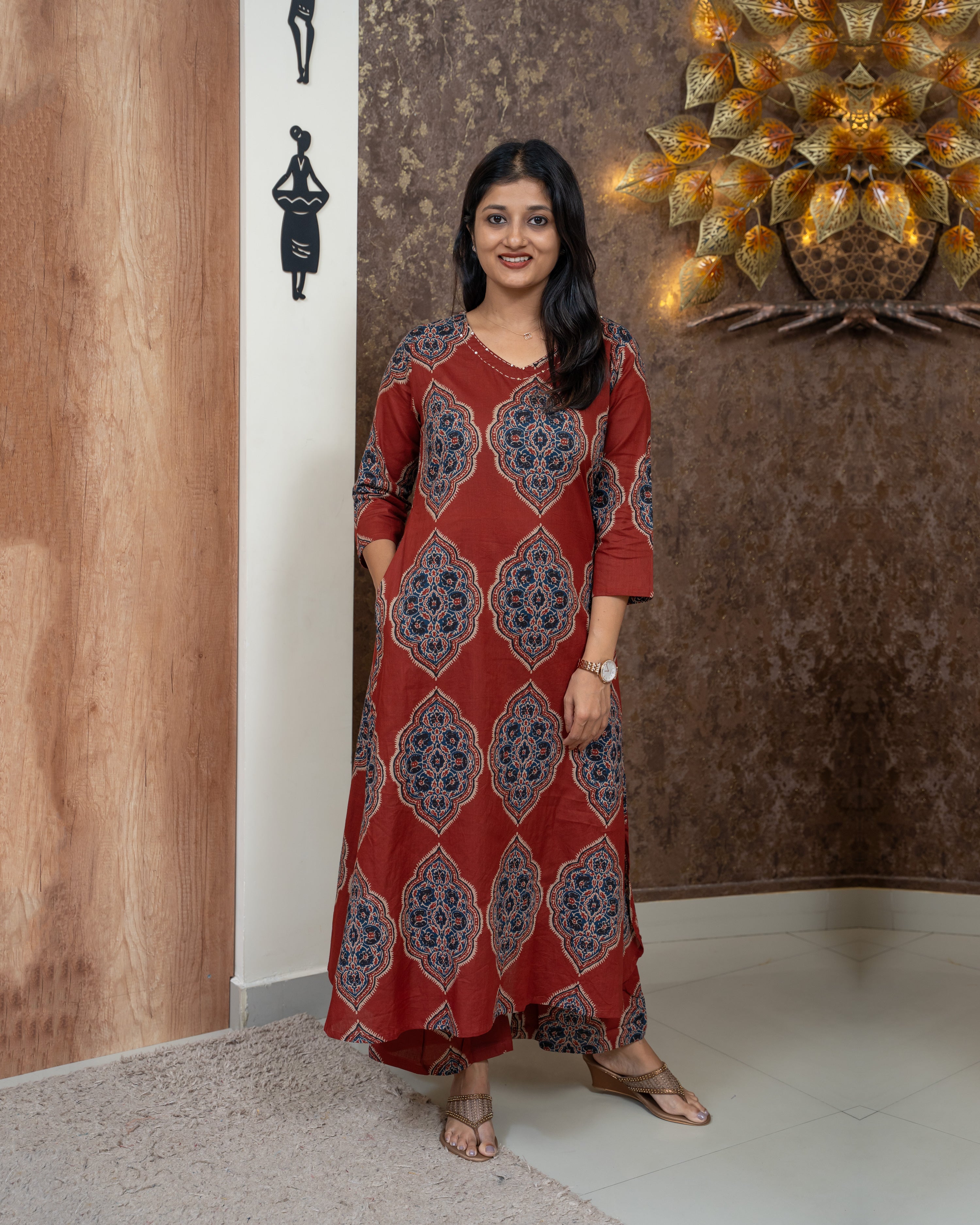 Load image into Gallery viewer, Cotton Co-Ord Set-4229
