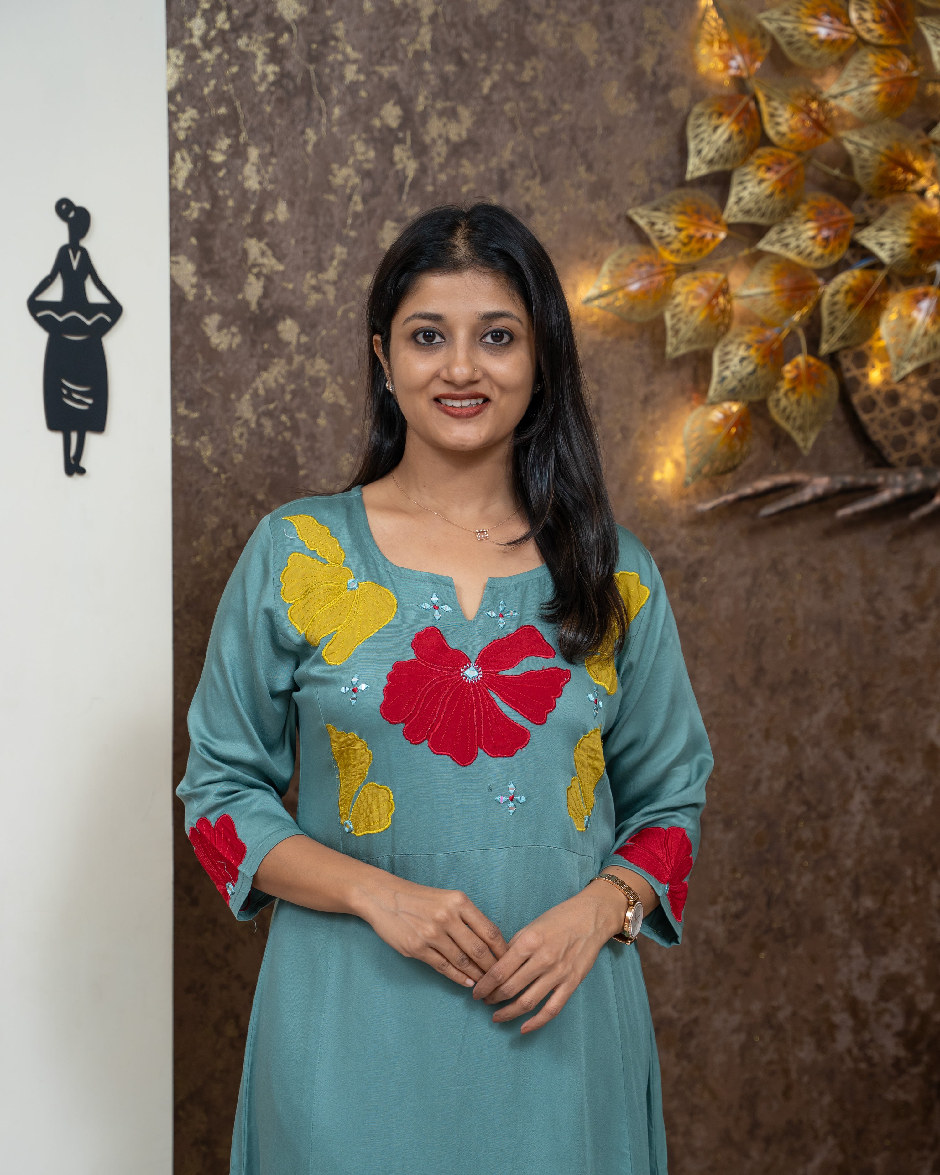 Load image into Gallery viewer, Modal Silk Co-Ord Set-4226
