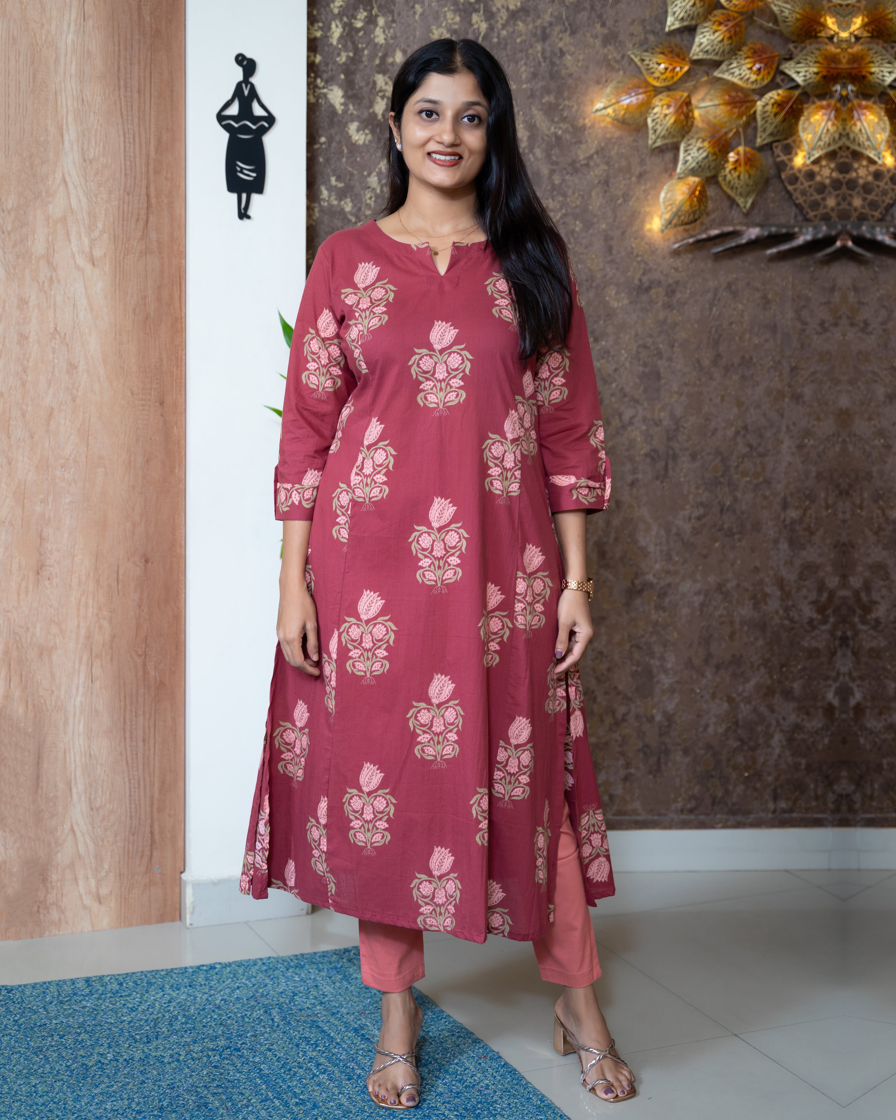Load image into Gallery viewer, Cotton Kurti-8757
