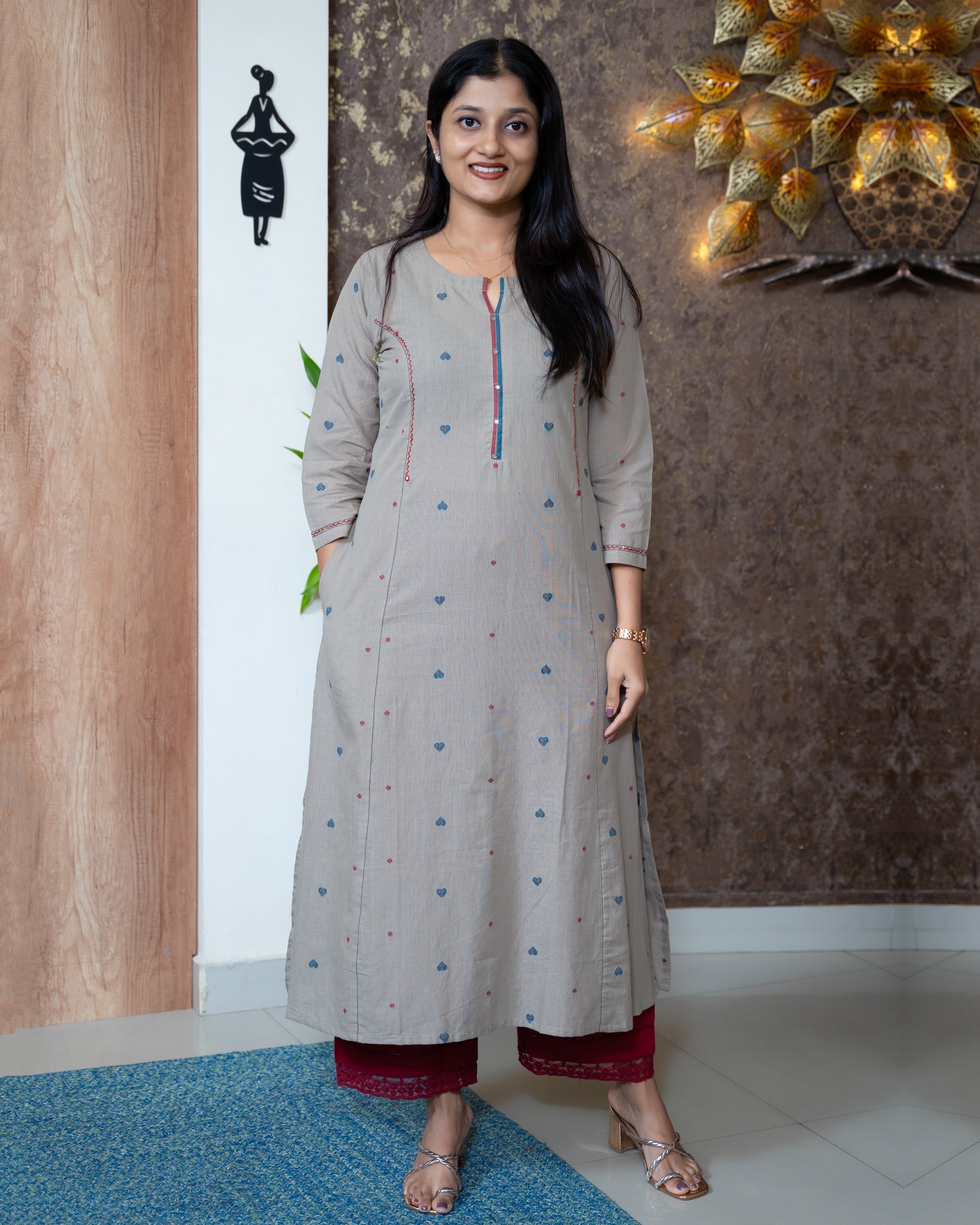 Load image into Gallery viewer, Cotton Kurti-8759
