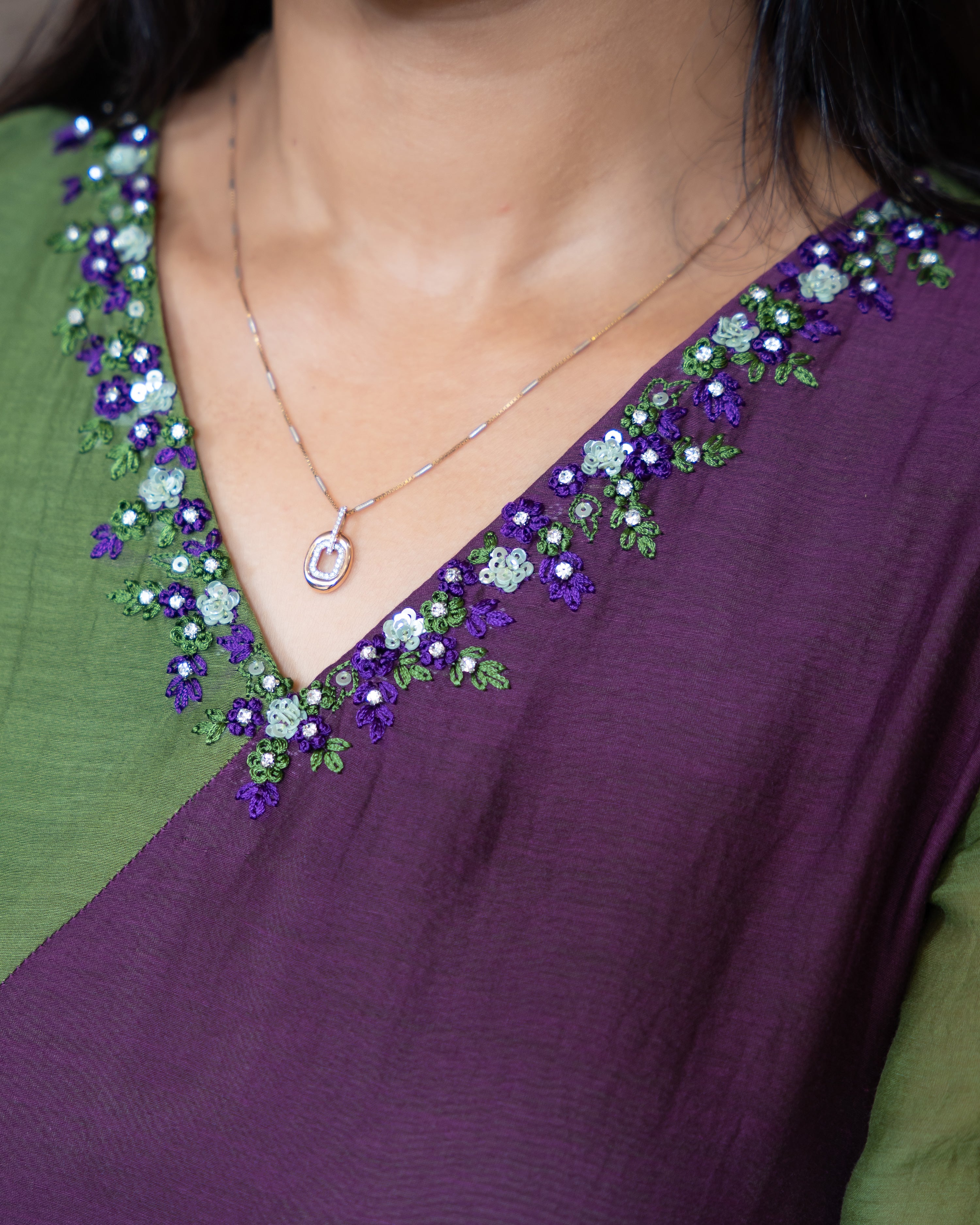 Load image into Gallery viewer, Mul Chanderi Designer Wear(Pre-Order)-1165
