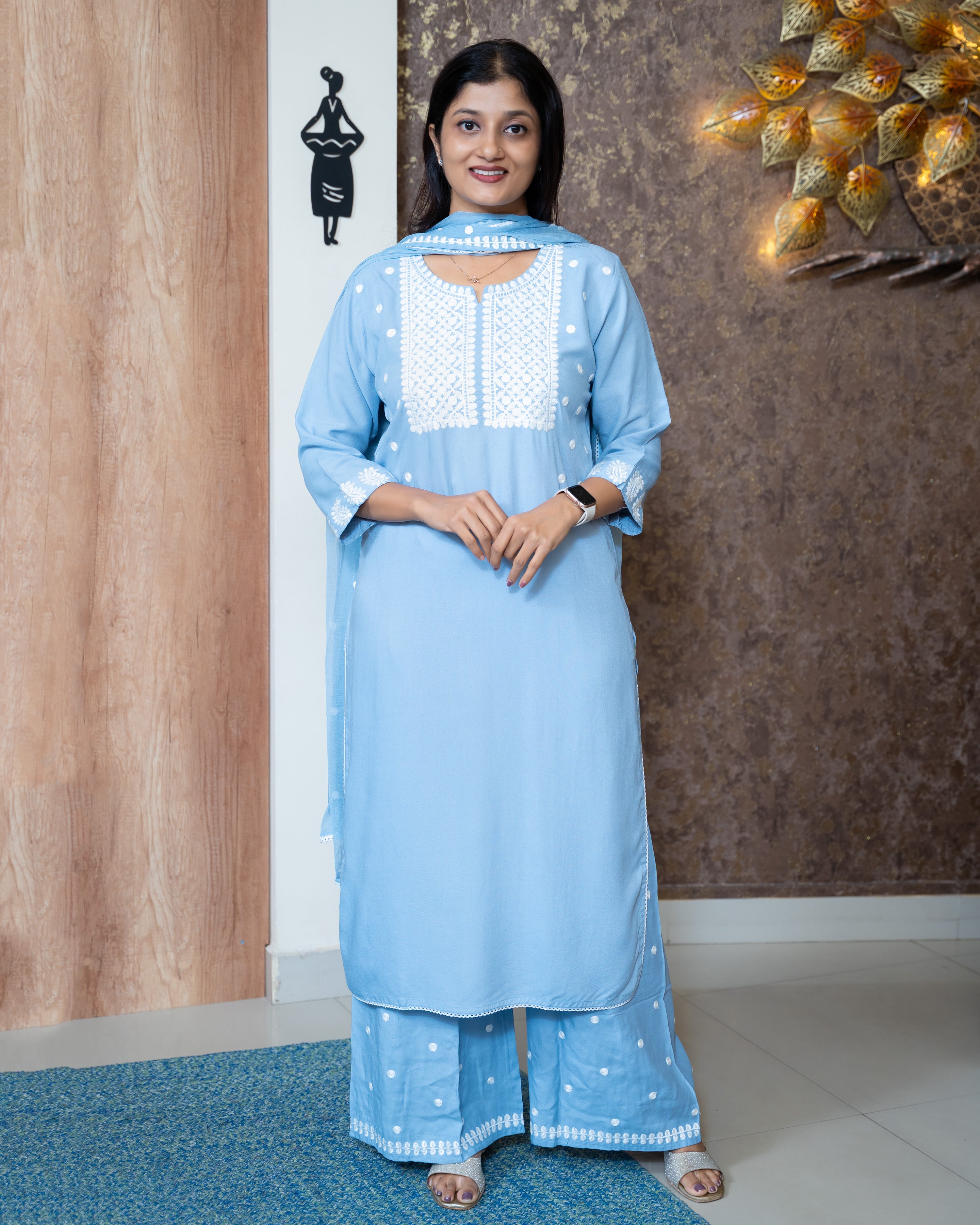 Load image into Gallery viewer, Rayon Cotton Suit-8782

