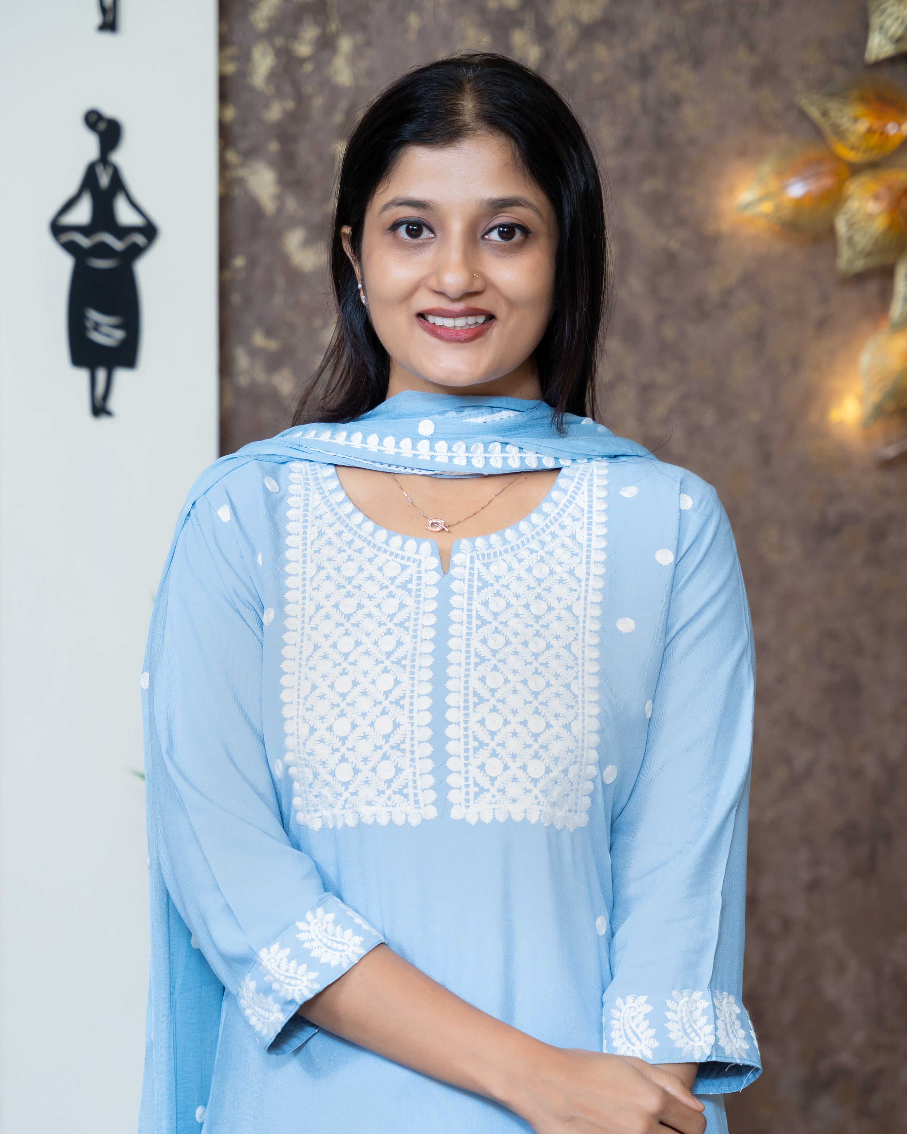 Load image into Gallery viewer, Rayon Cotton Suit-8782
