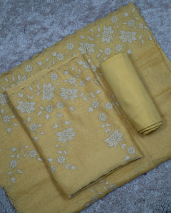 Pure Mul Chanderi Unstitched Suit-4150
