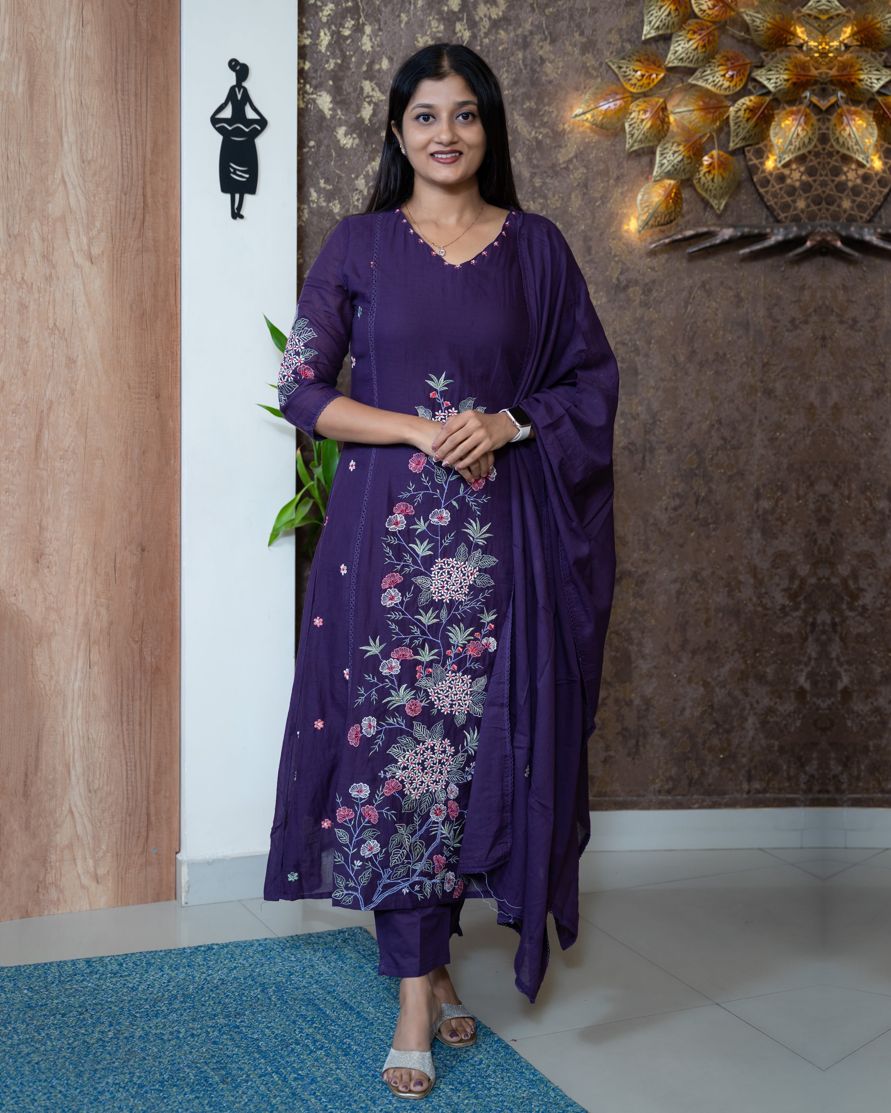 Load image into Gallery viewer, Mul Cotton Suit-8791
