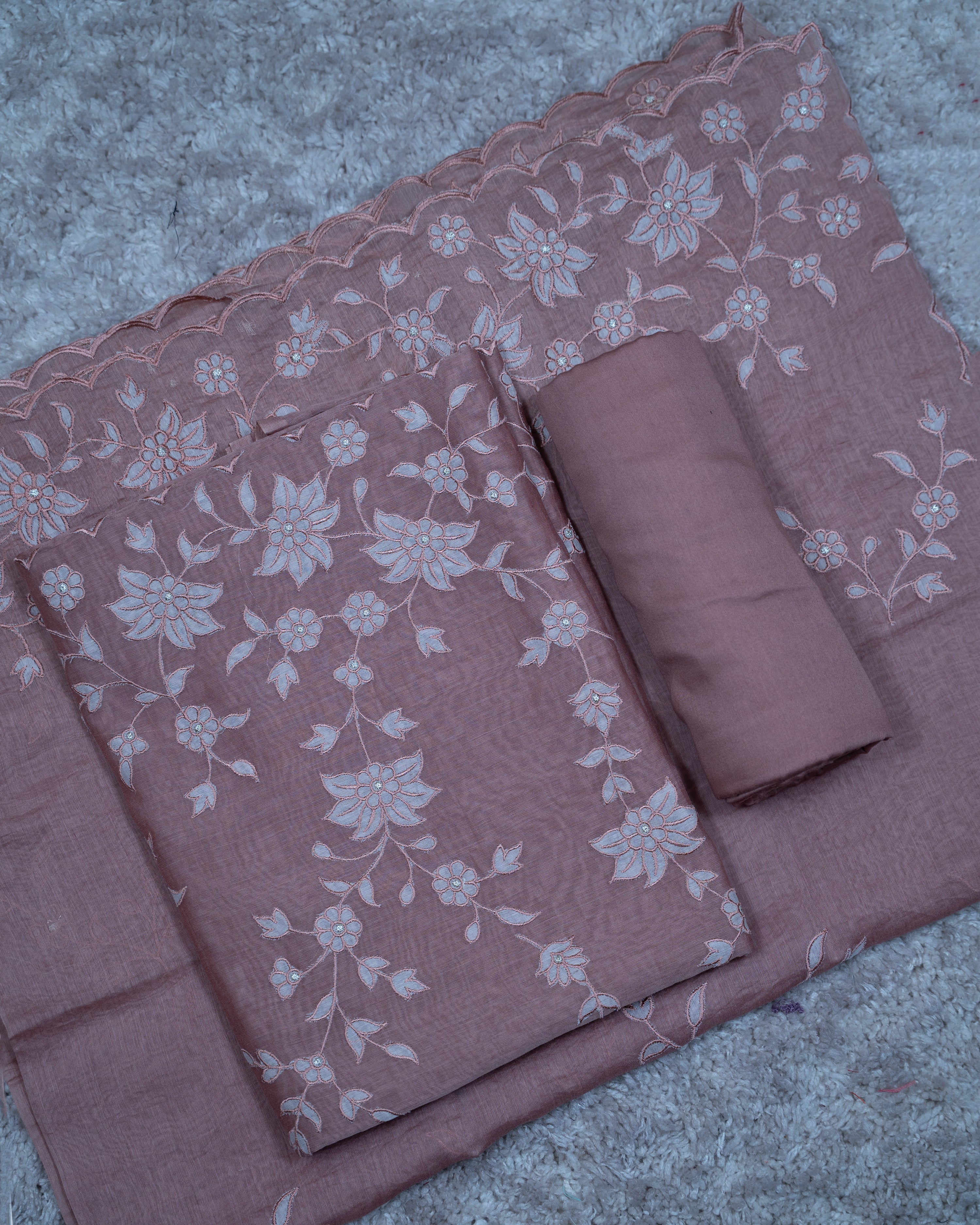 Load image into Gallery viewer, Pure Mul Chanderi Unstitched Suit-4150

