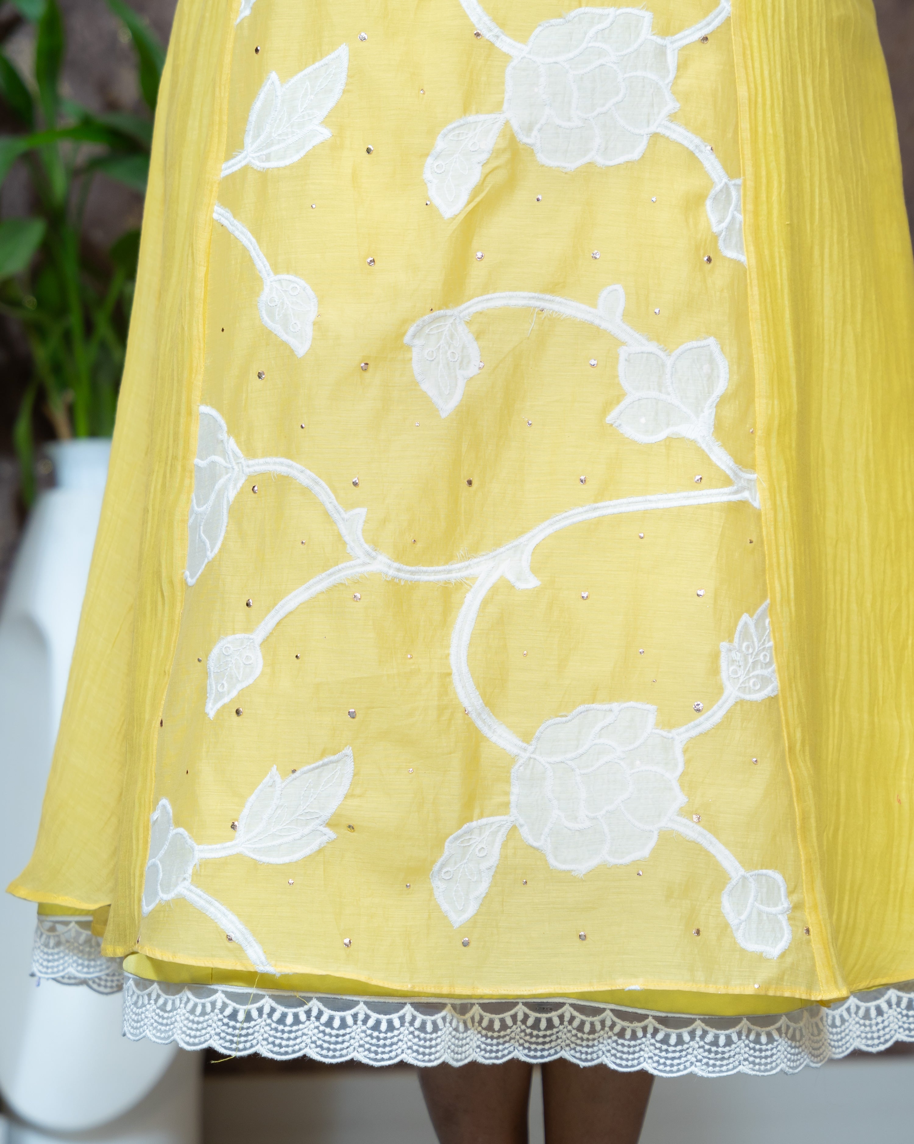 Load image into Gallery viewer, Mul Chanderi Designer Wear(Pre-Order)-1037

