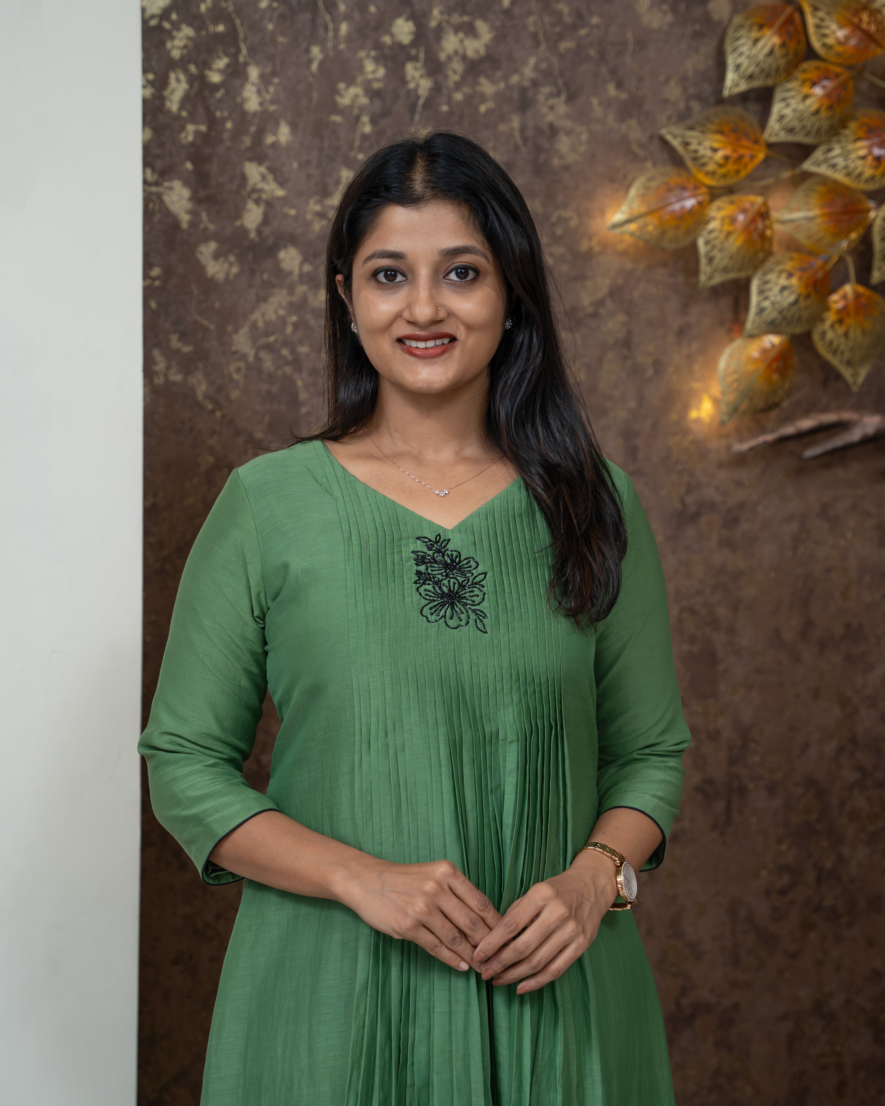 Load image into Gallery viewer, Mul Chanderi Designer Kurti(Pre-Order)-4242
