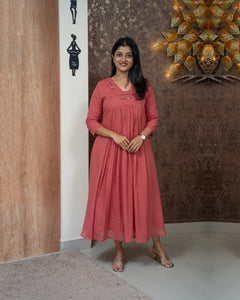 Mul Cotton Designer Kurti(Pre-Order)-4241