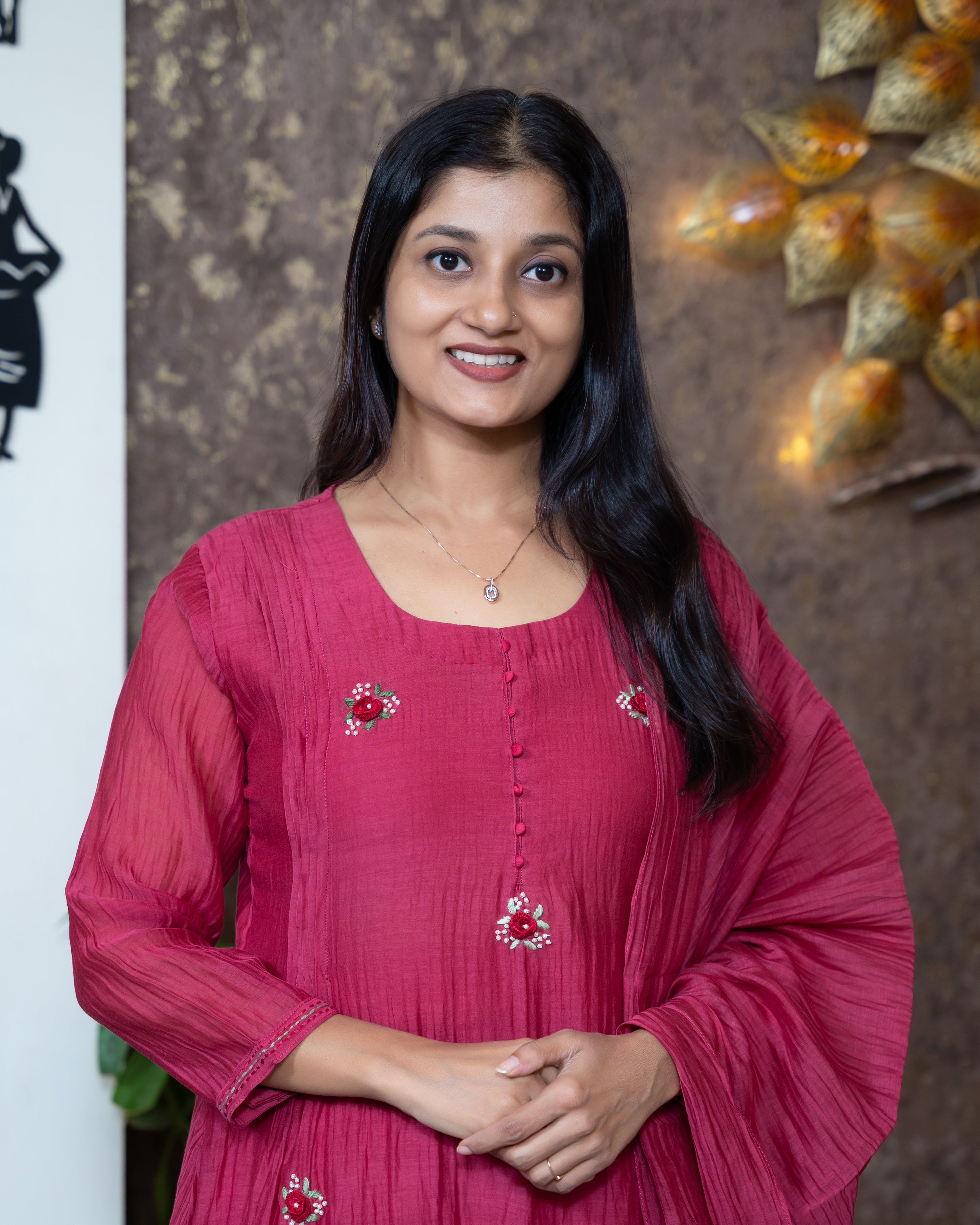 Load image into Gallery viewer, Mul chanderi Suit-
