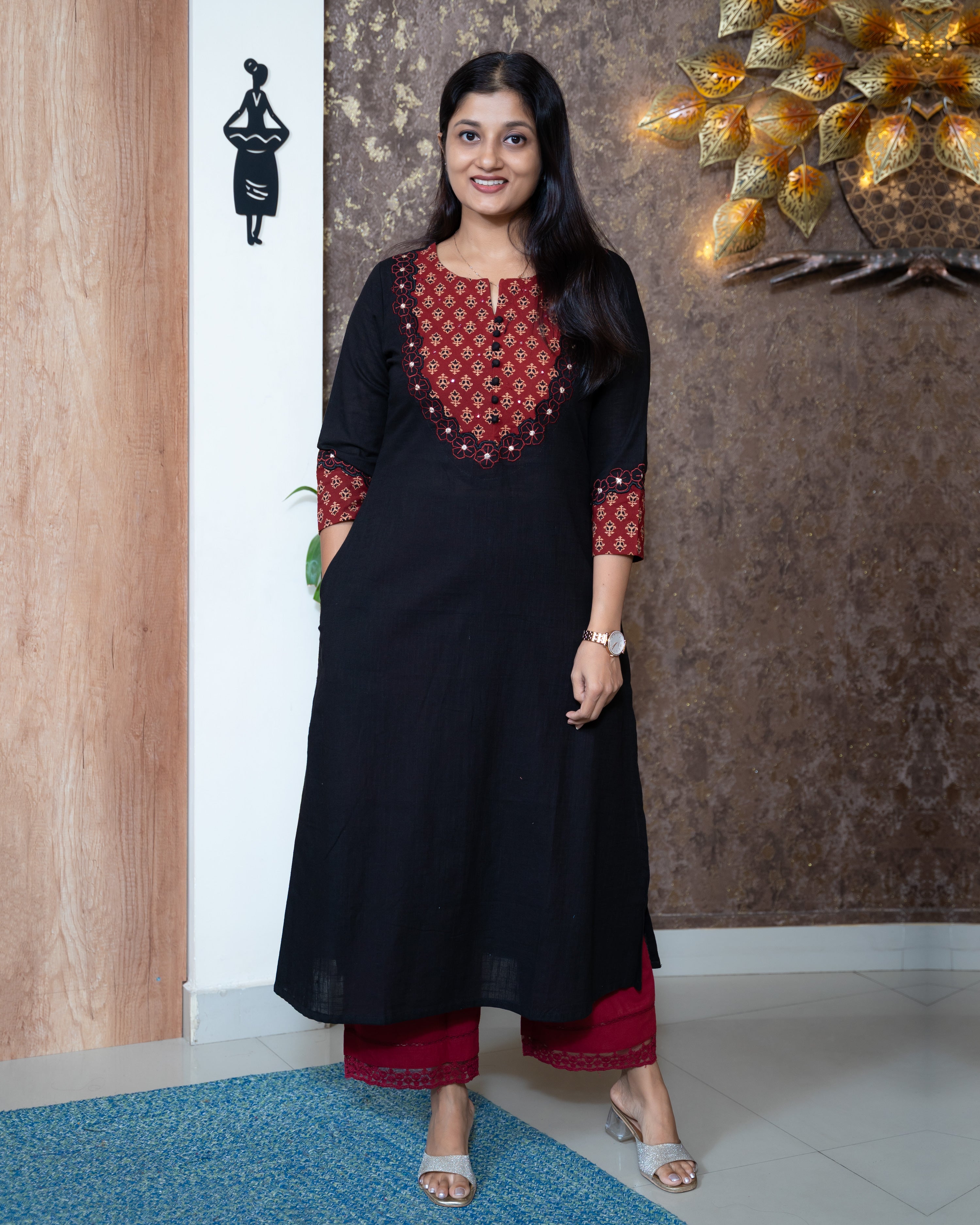 Load image into Gallery viewer, Cotton Kurti-8389
