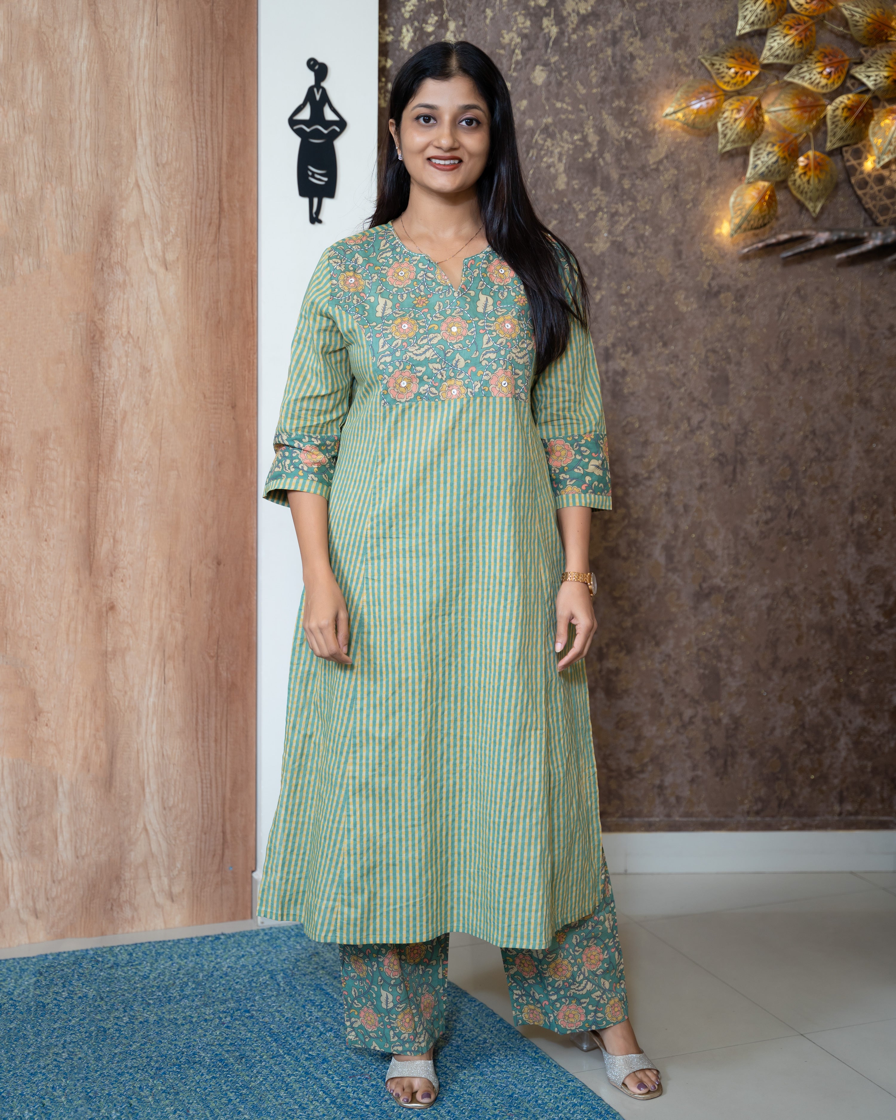 Load image into Gallery viewer, Cotton Co-Ord Set-8820
