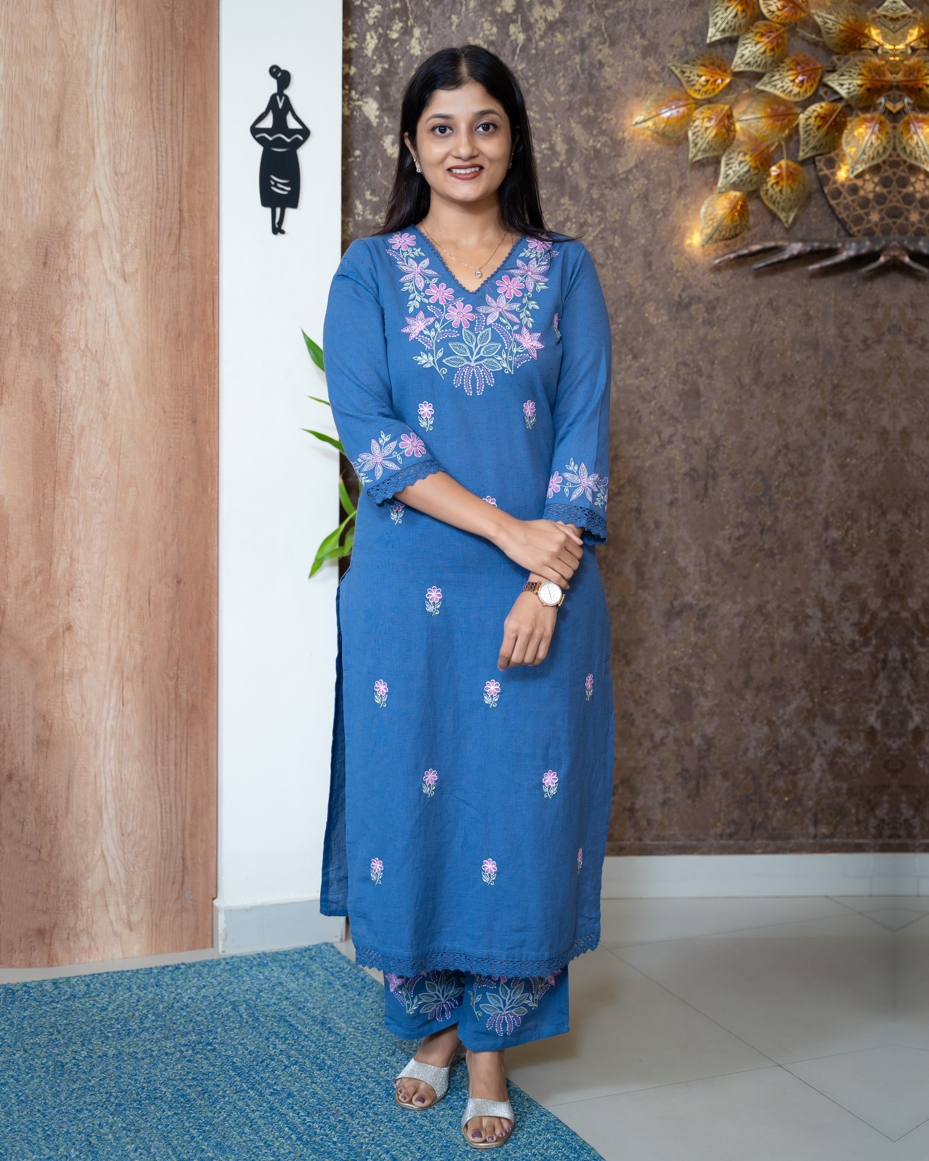 Load image into Gallery viewer, Cotton Co-Ord Set-8827
