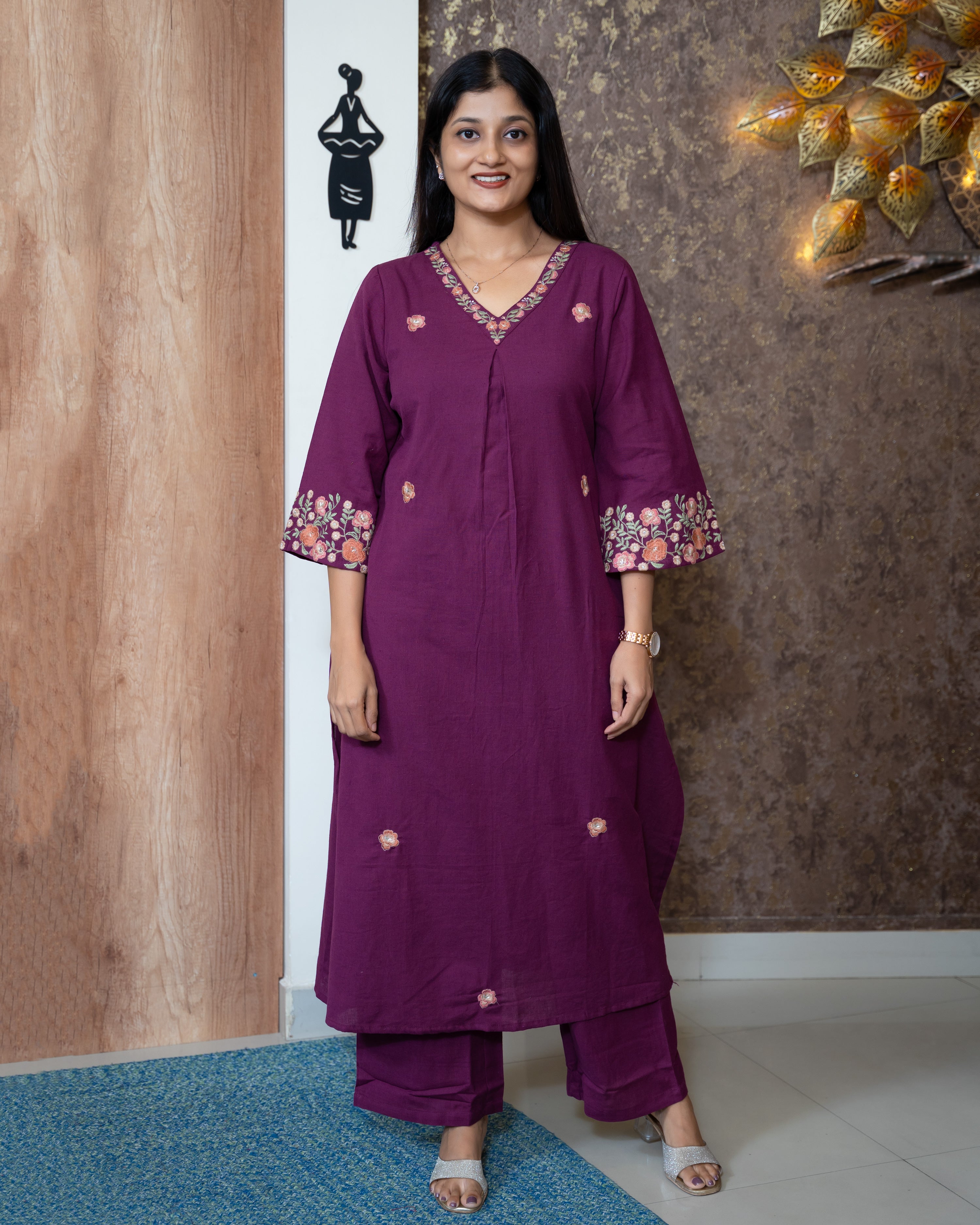 Load image into Gallery viewer, Cotton Co-Ord Set-8822
