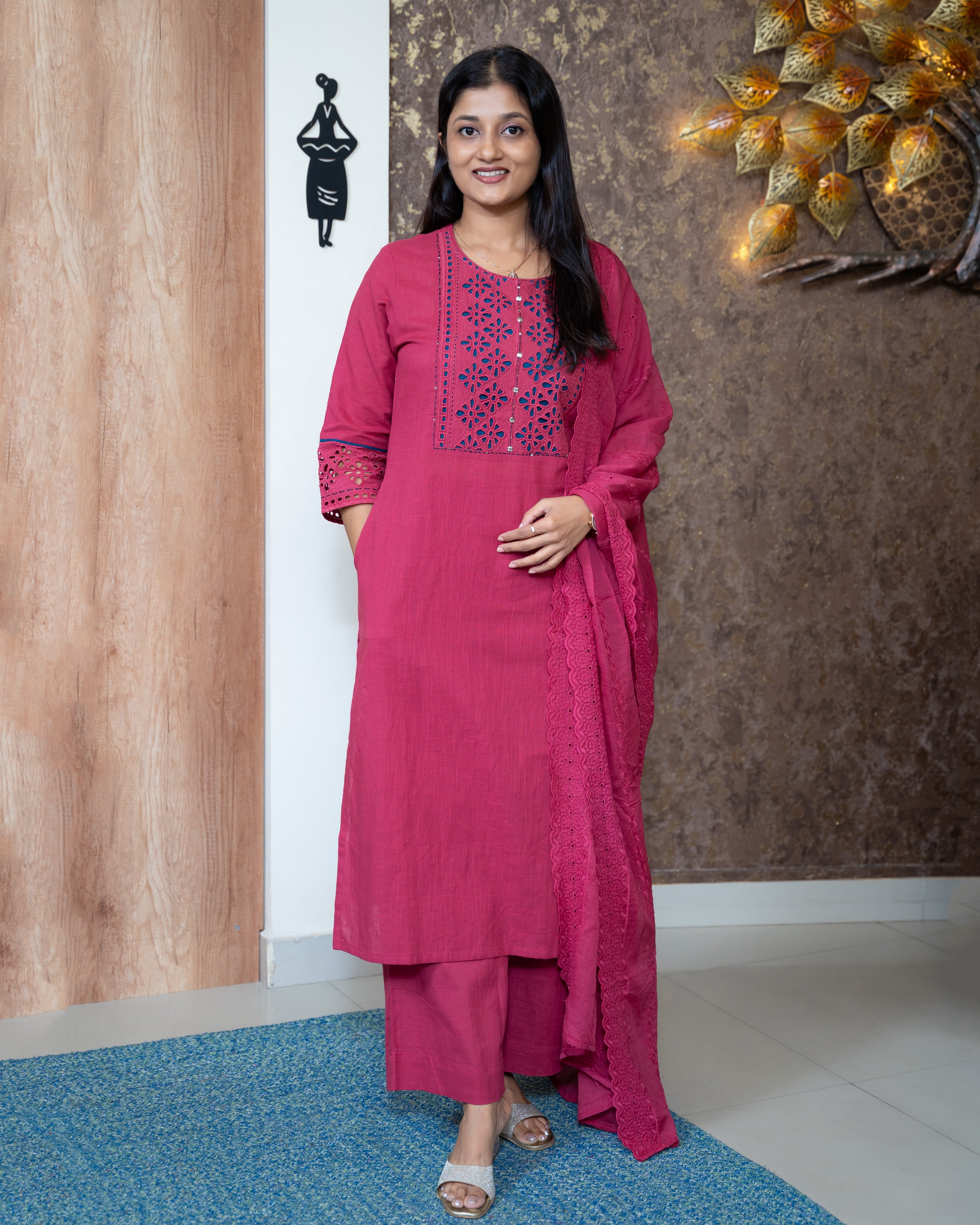 Load image into Gallery viewer, Cotton Suit-8384
