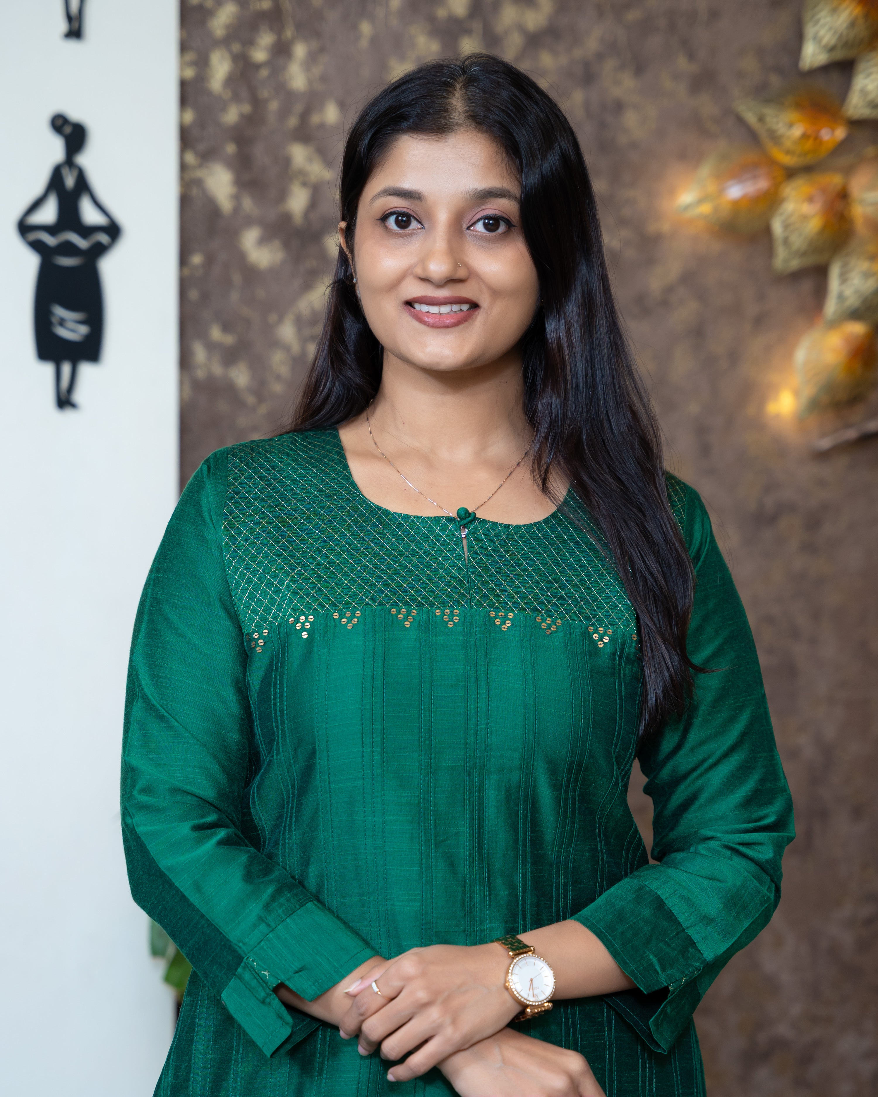 Load image into Gallery viewer, Cotton Silk Co-Ord Set-8386
