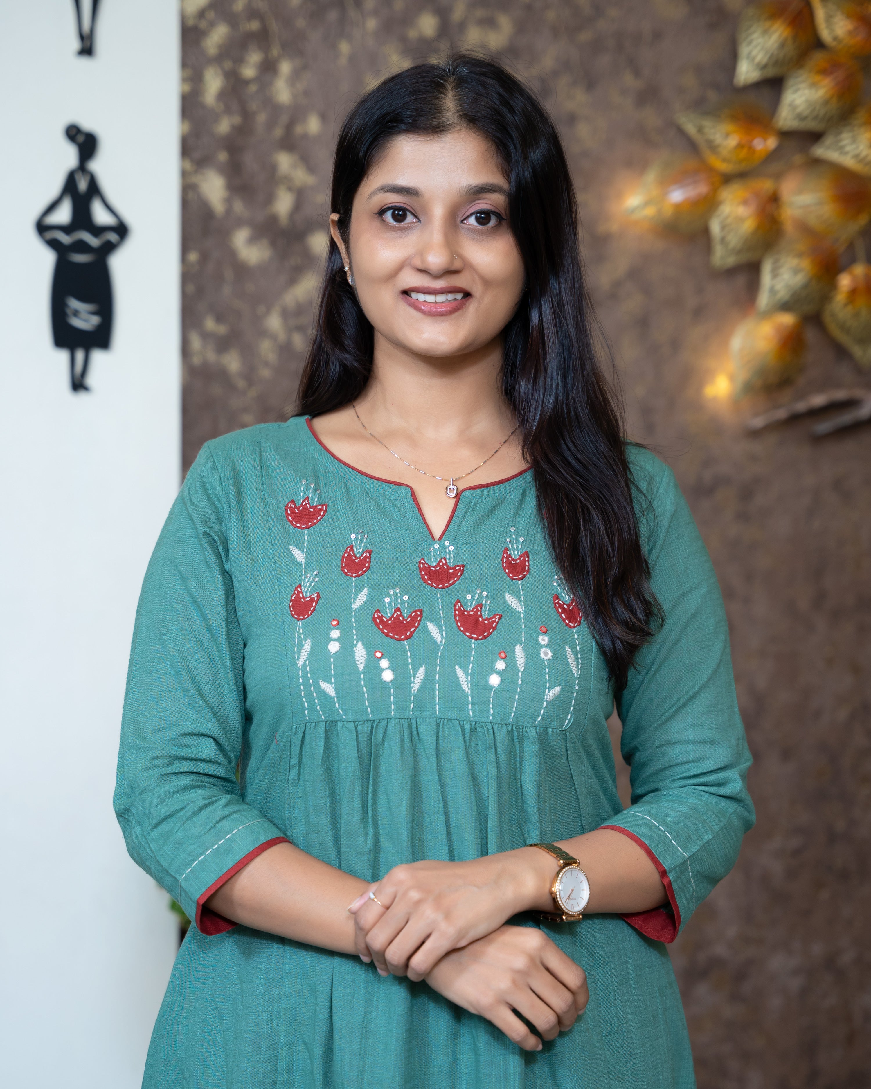 Load image into Gallery viewer, Cotton Kurti-8392
