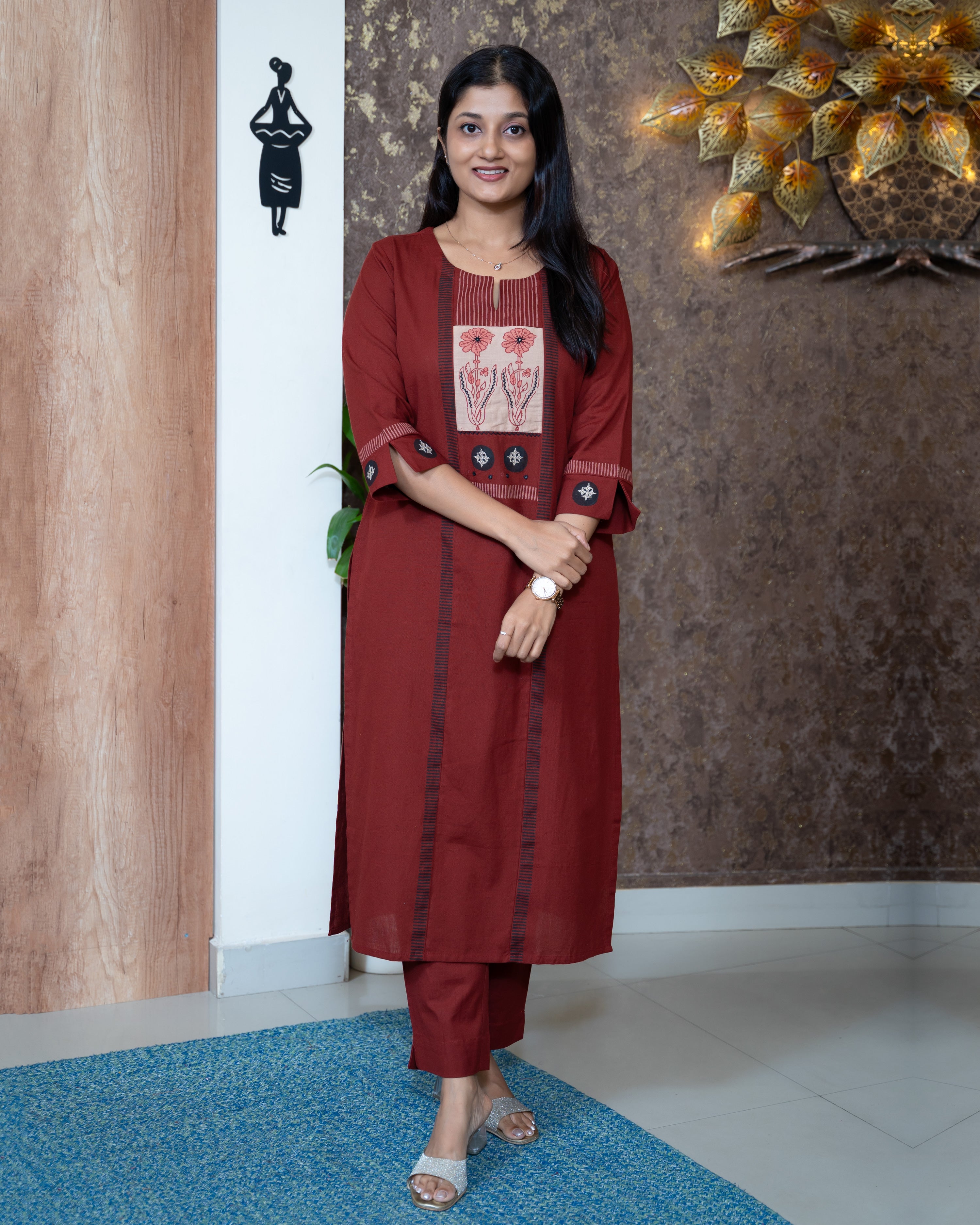 Load image into Gallery viewer, Cotton Co-Ord Set-8396
