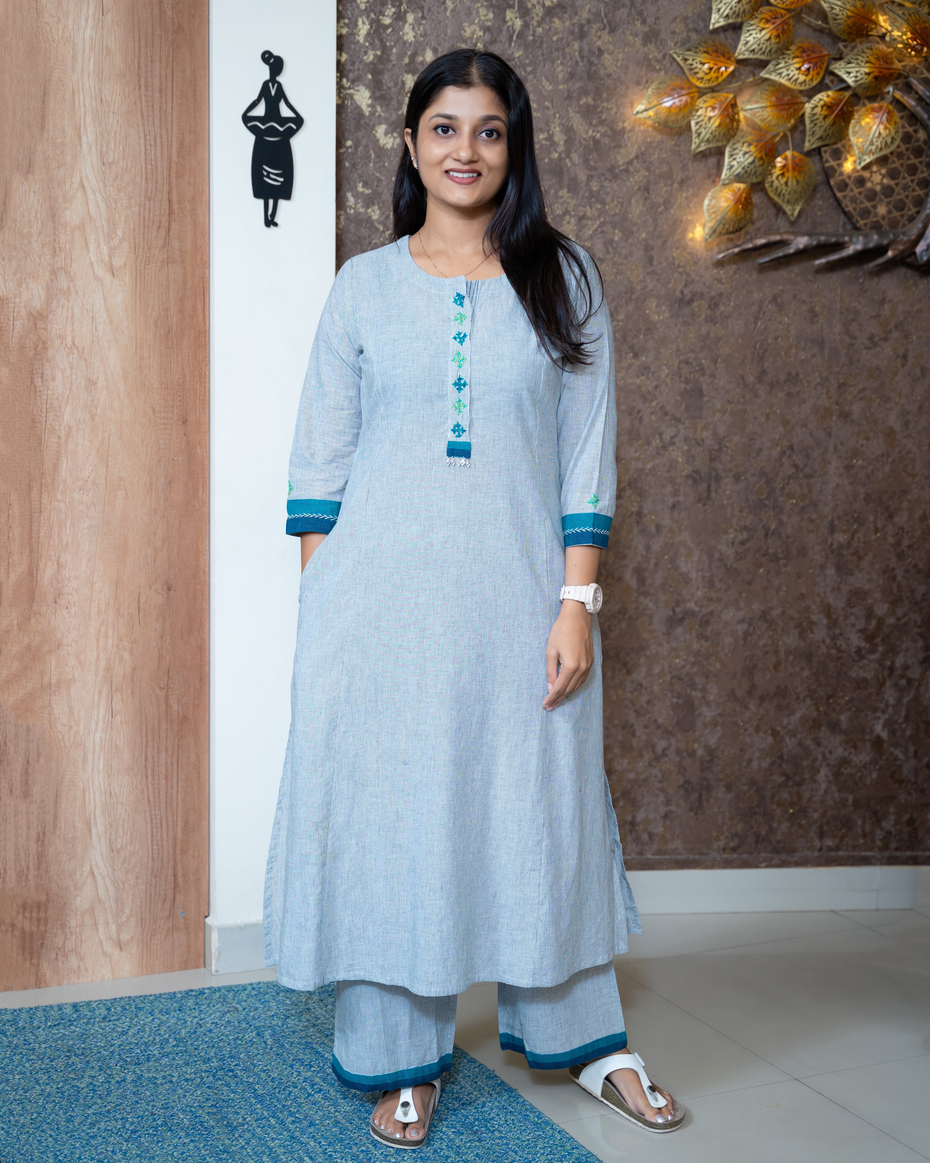 Load image into Gallery viewer, Cotton Co-Ord Set-8402
