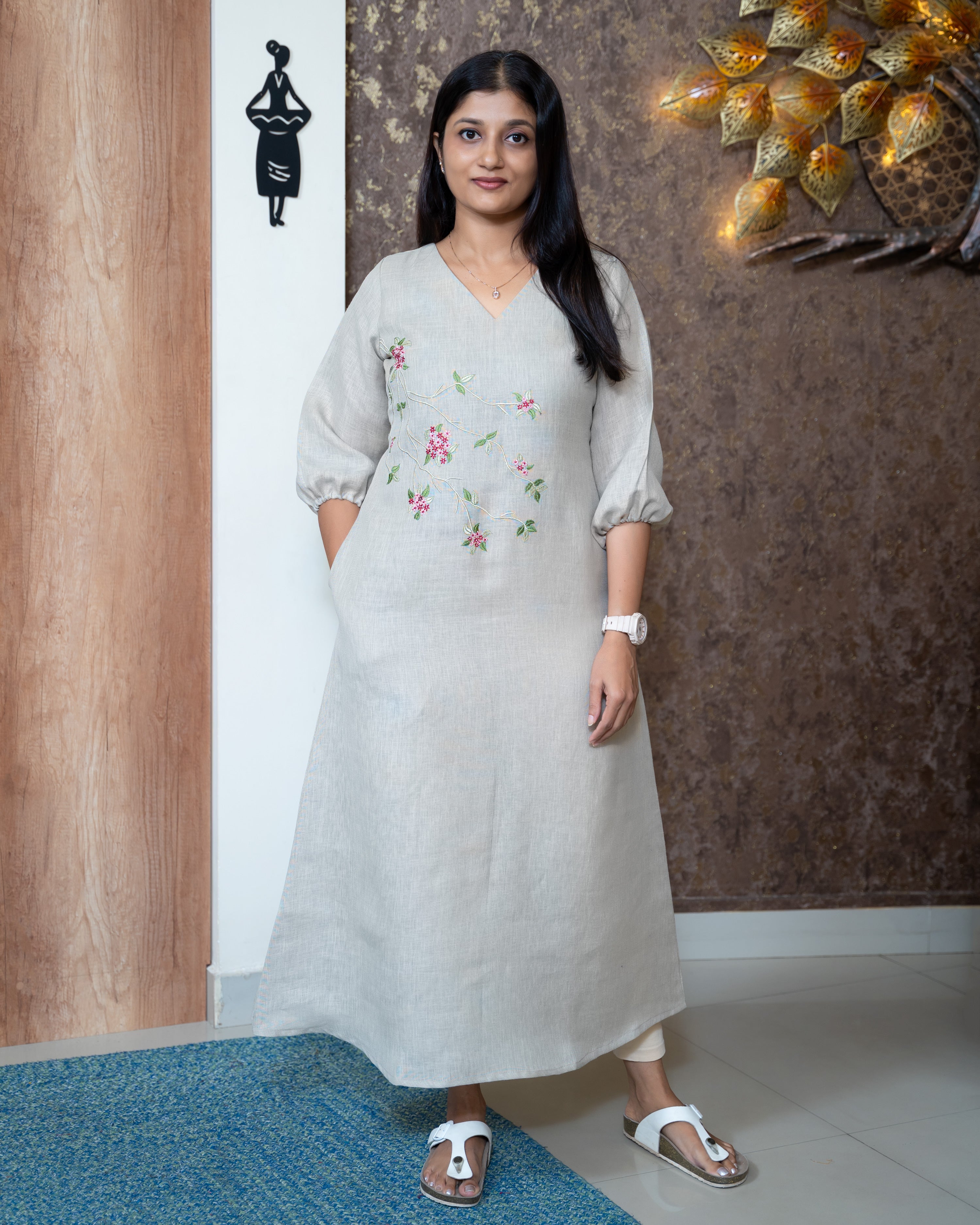 Load image into Gallery viewer, Linen Cotton Designer Wear(Pre-Order)-1127
