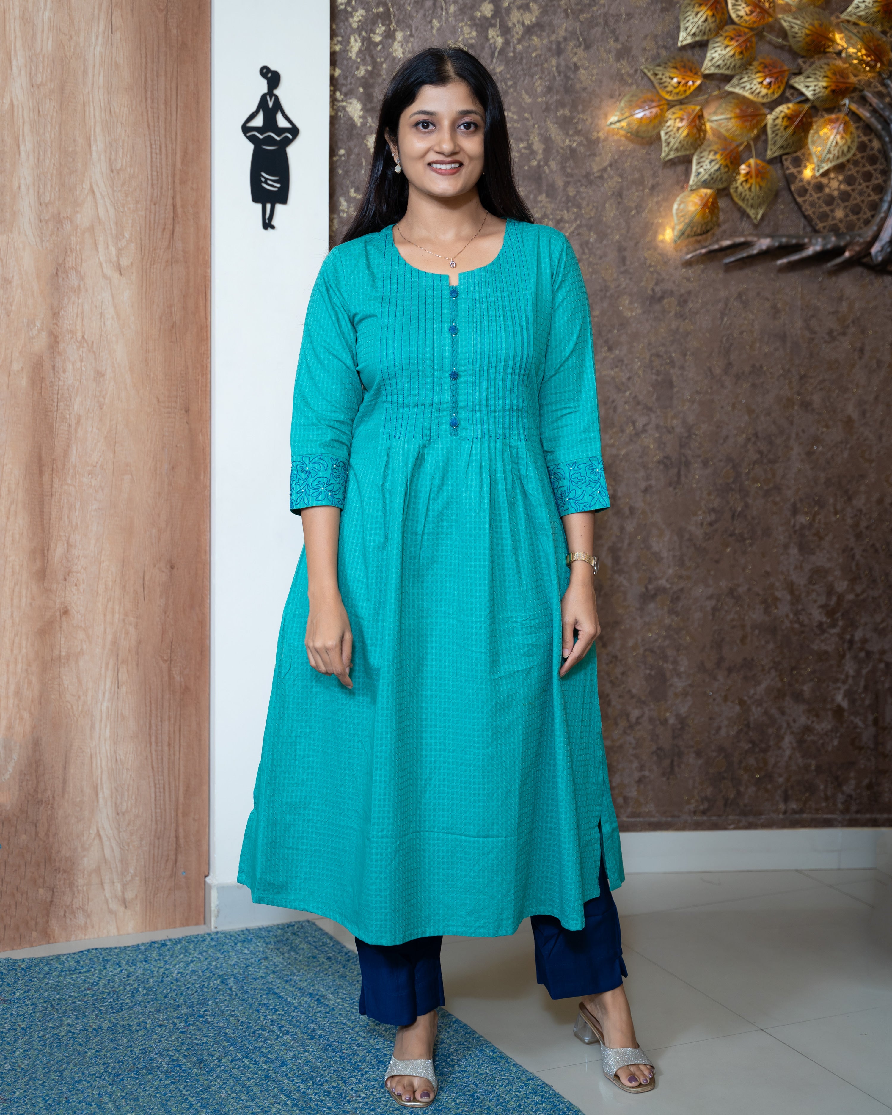 Load image into Gallery viewer, Cotton Kurti-8878
